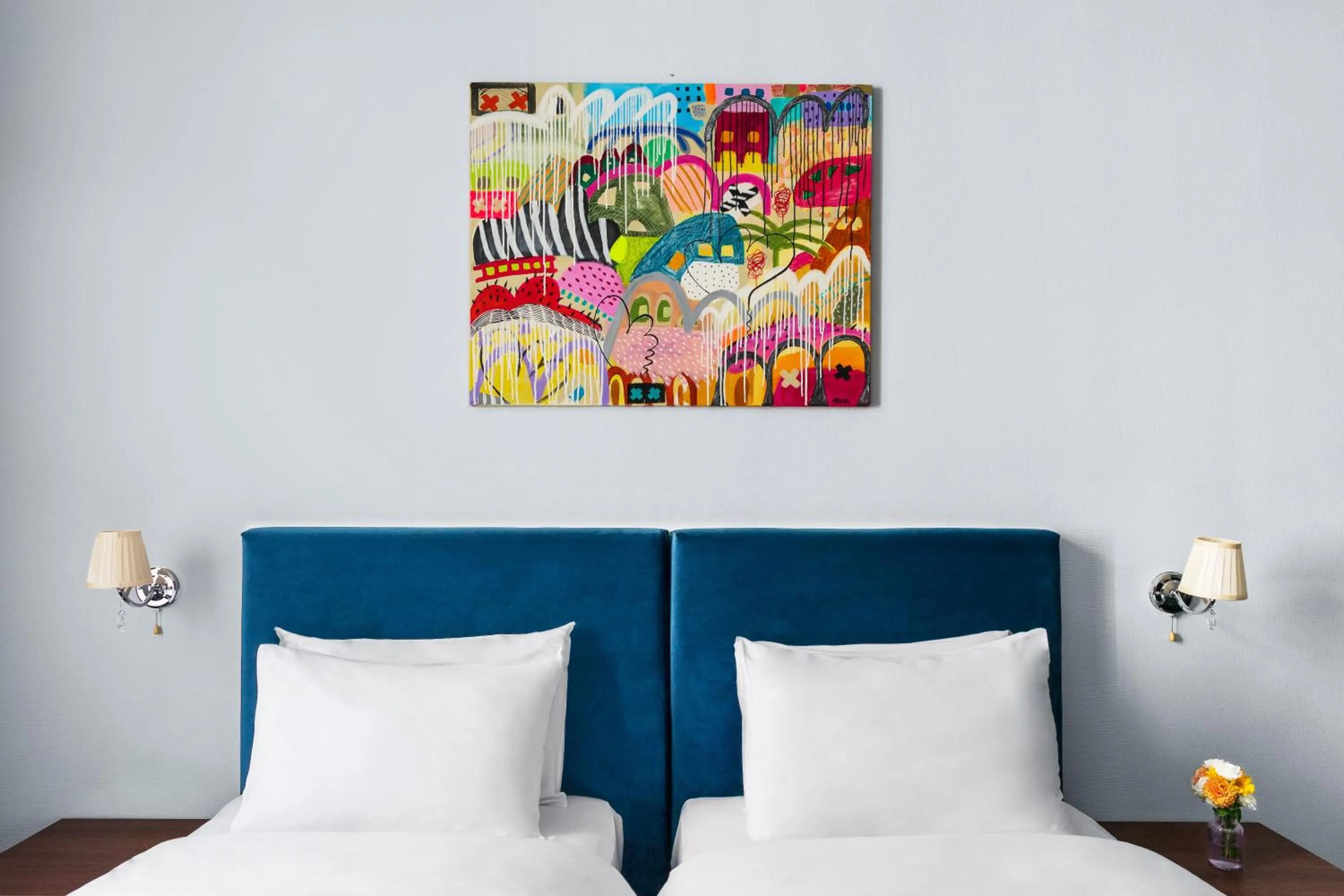 Bed in Alma Boutique Hotel