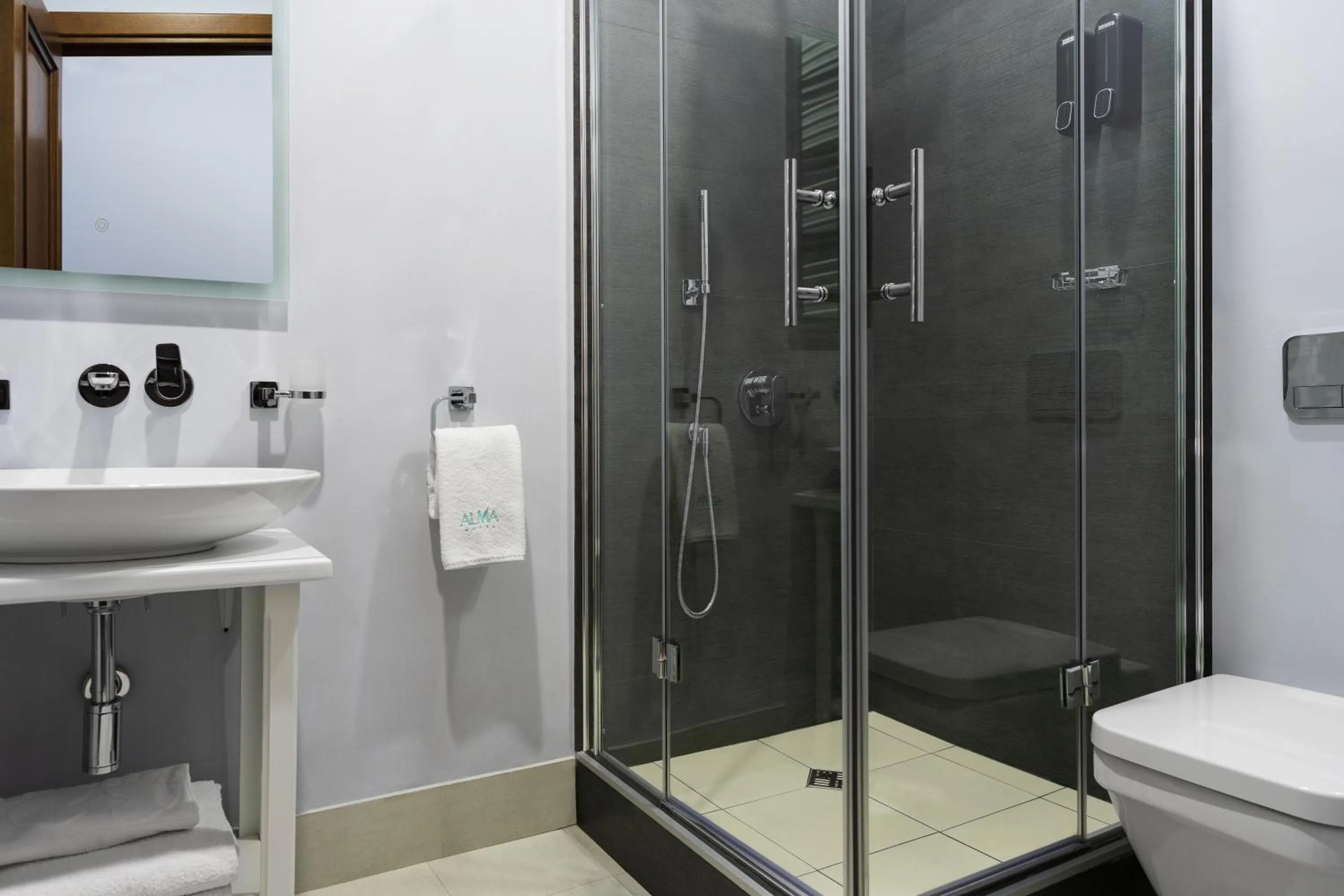 Toilet in Alma Boutique Hotel