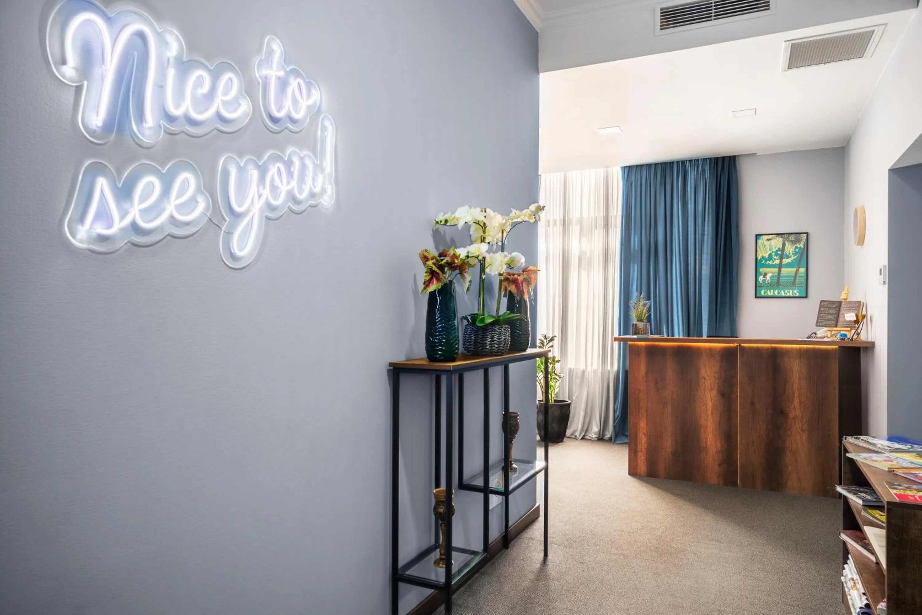 Lobby or reception in Alma Boutique Hotel