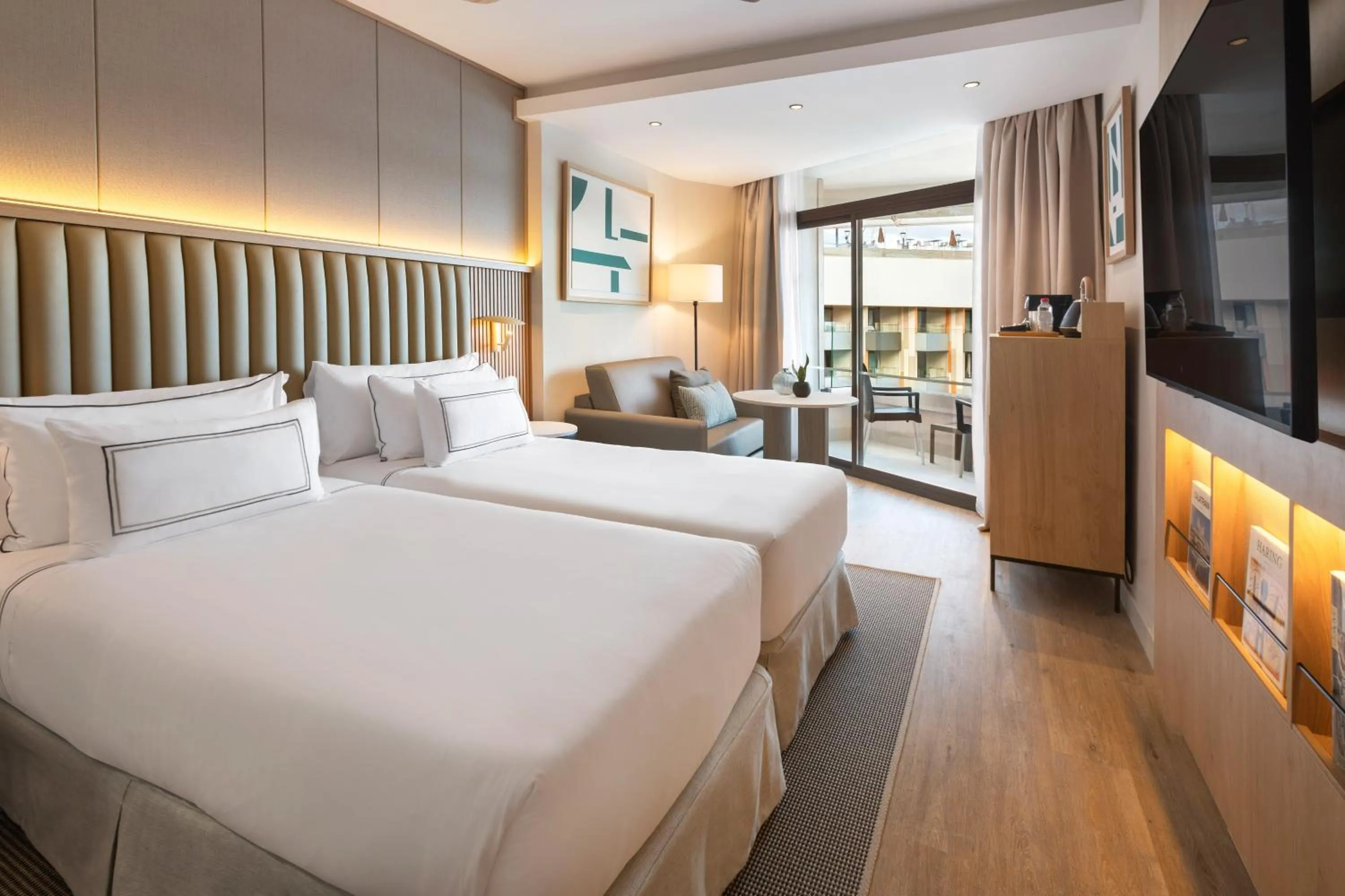 TV and multimedia, Bed in Melia Costa del Sol