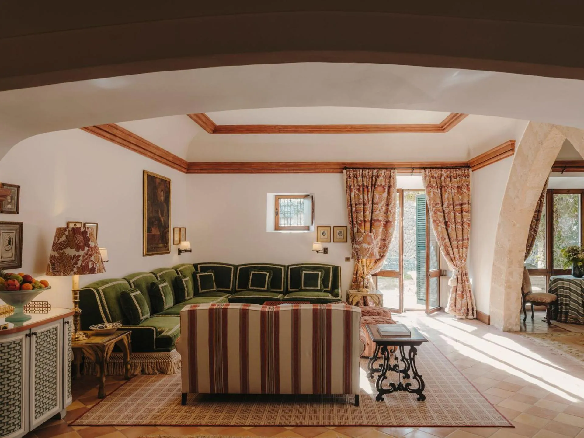 Living room in Grand Hotel Son Net