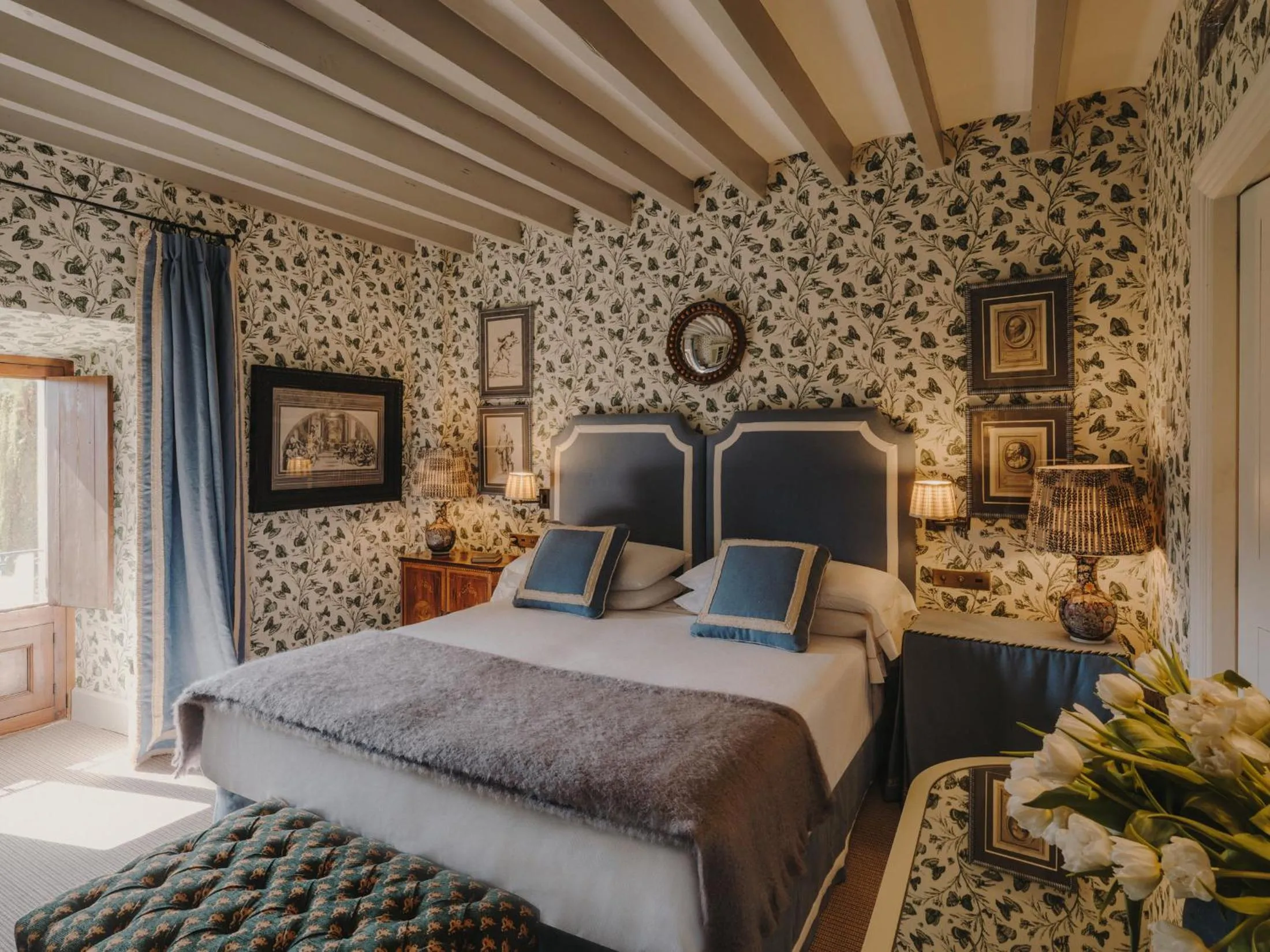 Bed in Grand Hotel Son Net