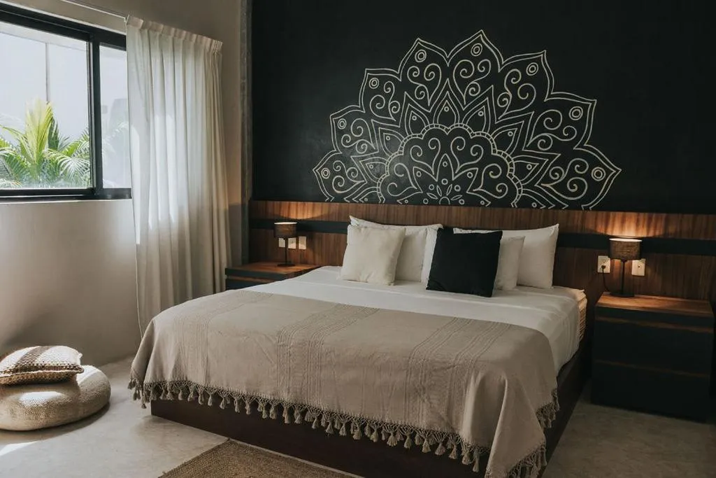 Bed in Lumina at Mudra Tulum