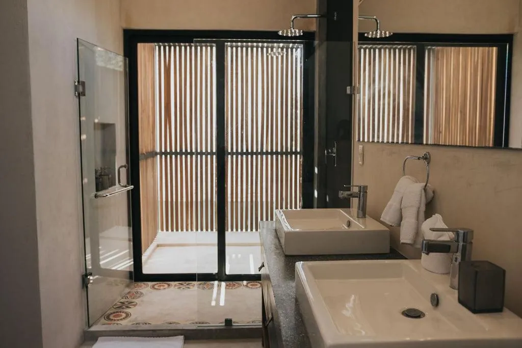 Shower in Lumina at Mudra Tulum
