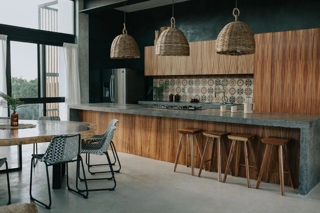 kitchen in Lumina at Mudra Tulum