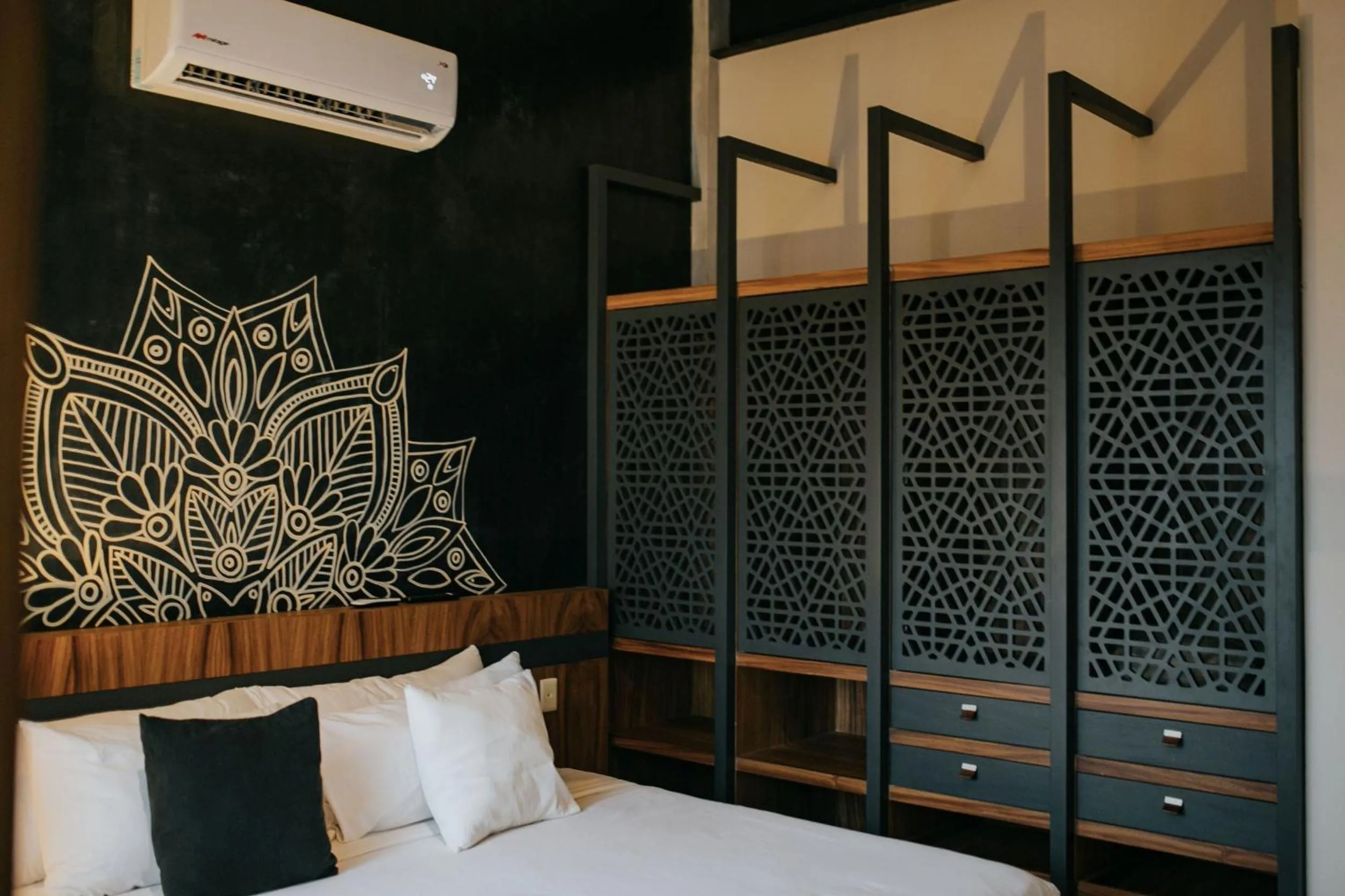 Bed in Lumina at Mudra Tulum