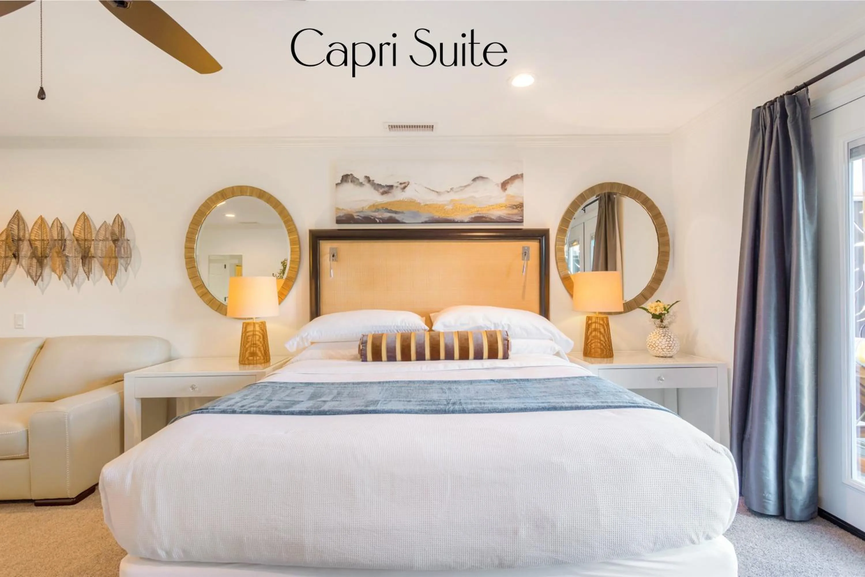 Bedroom, Bed in Villa Inn- Adult Only- Temecula Wine Country