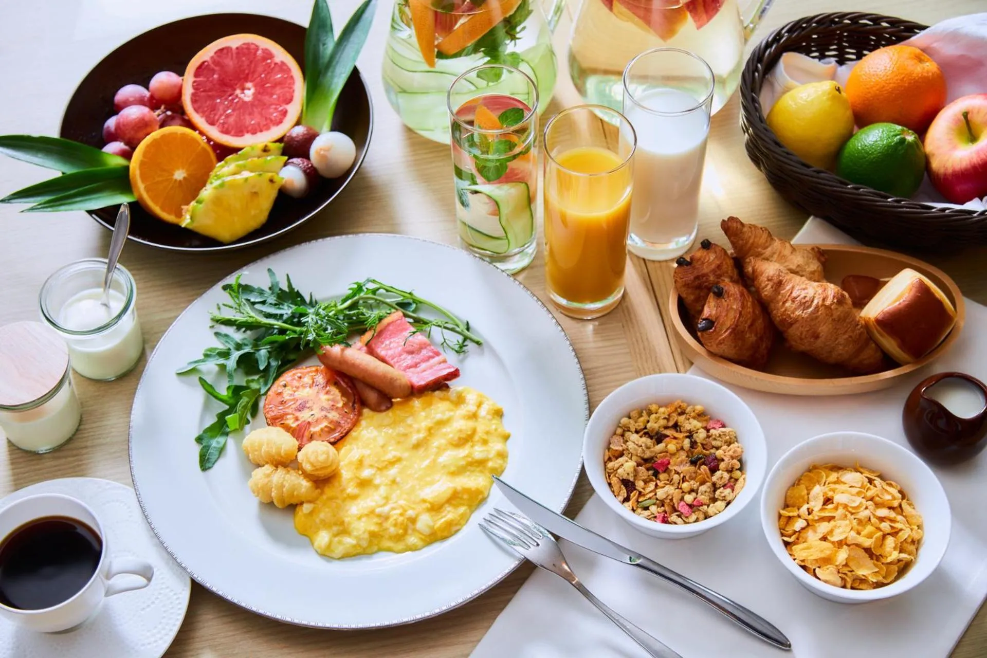 Breakfast in TOKYO EAST SIDE HOTEL KAIE