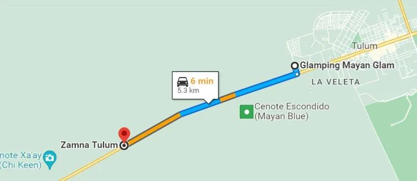 Nearby landmark in Glamping Mayan Glam