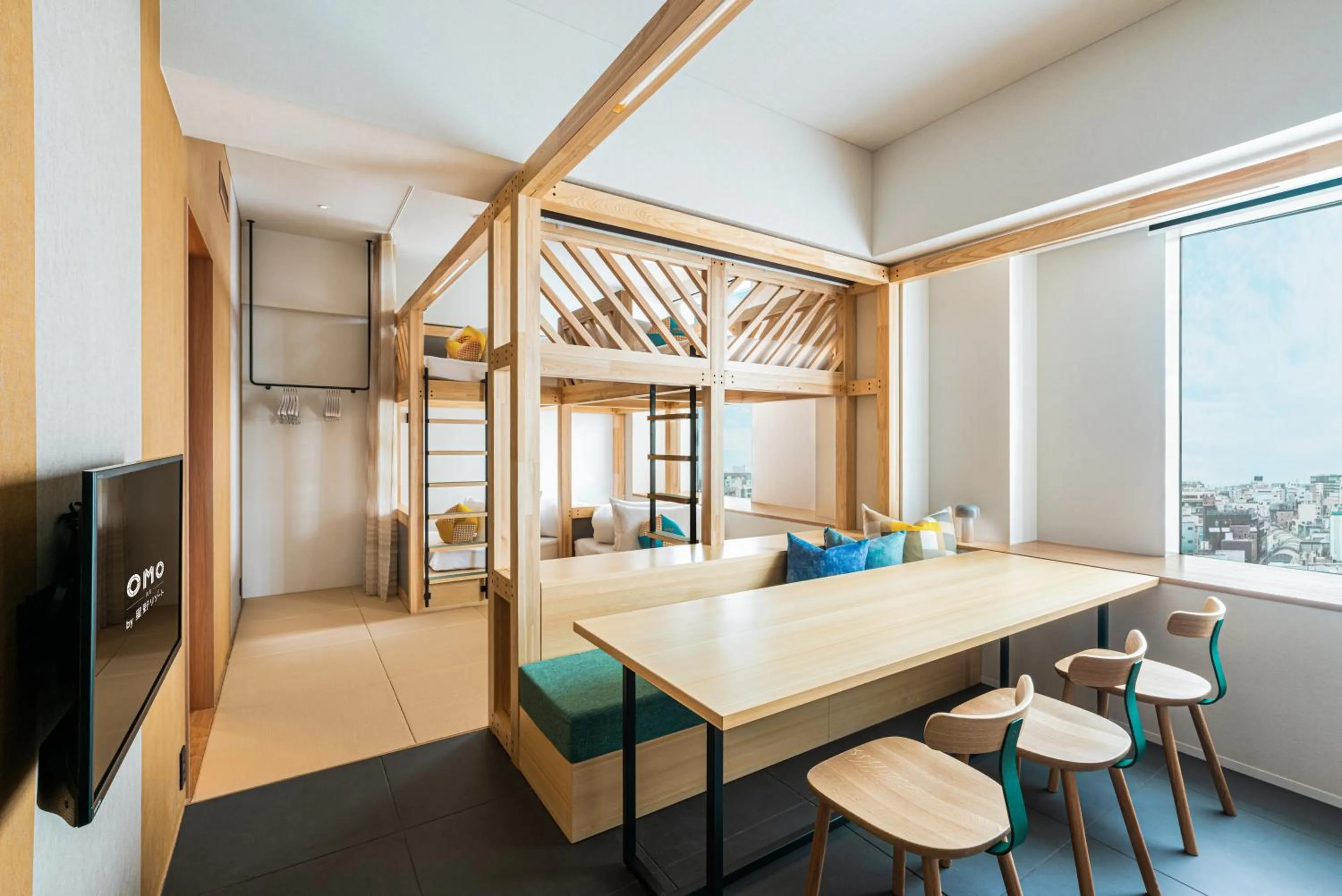 Bed in OMO5 Kumamoto by Hoshino Resorts