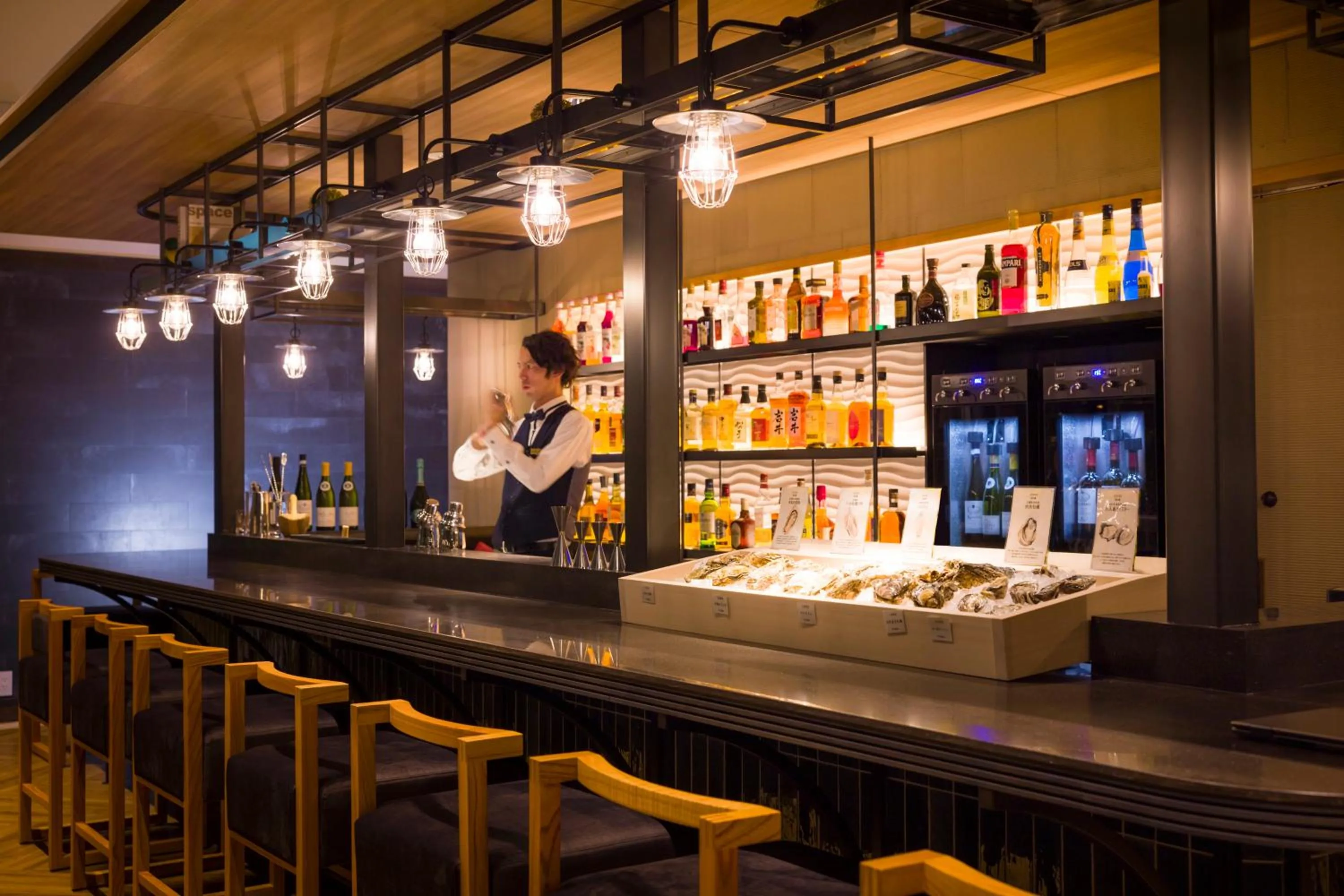 Lounge or bar in HOTEL BEACON ONOMICHI