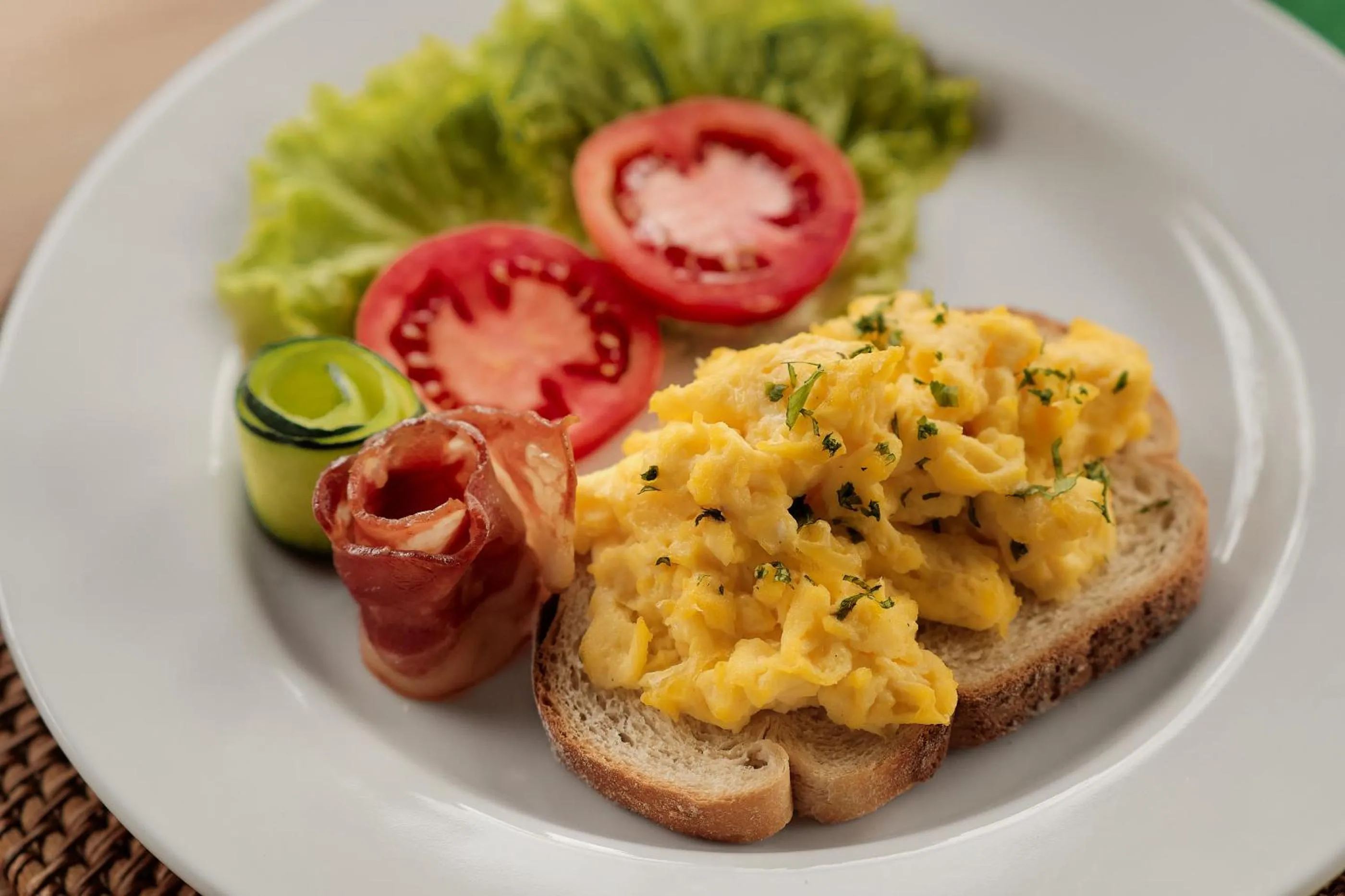 American breakfast in Gynandha Ubud Cottage