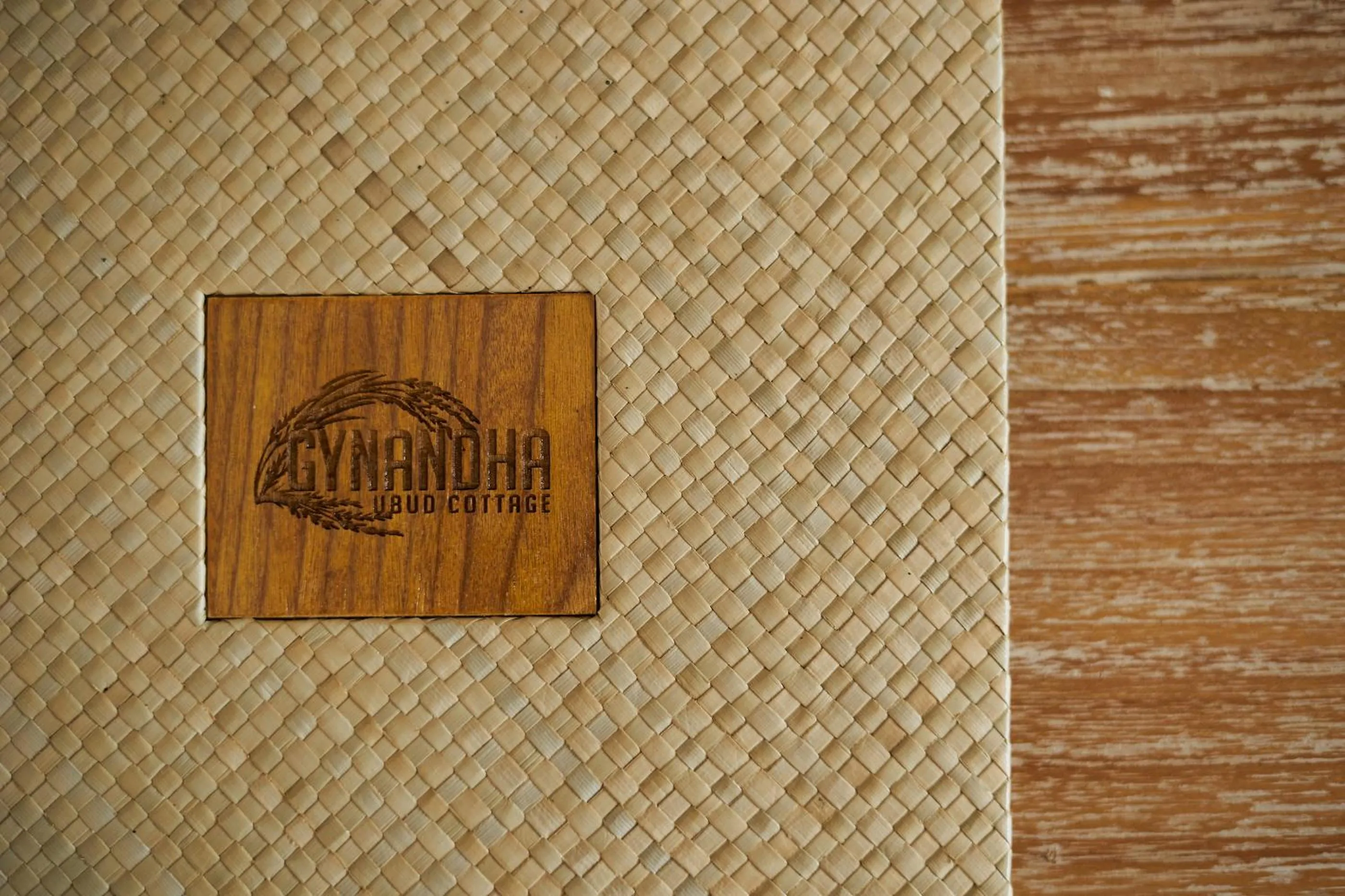 Logo/Certificate/Sign in Gynandha Ubud Cottage