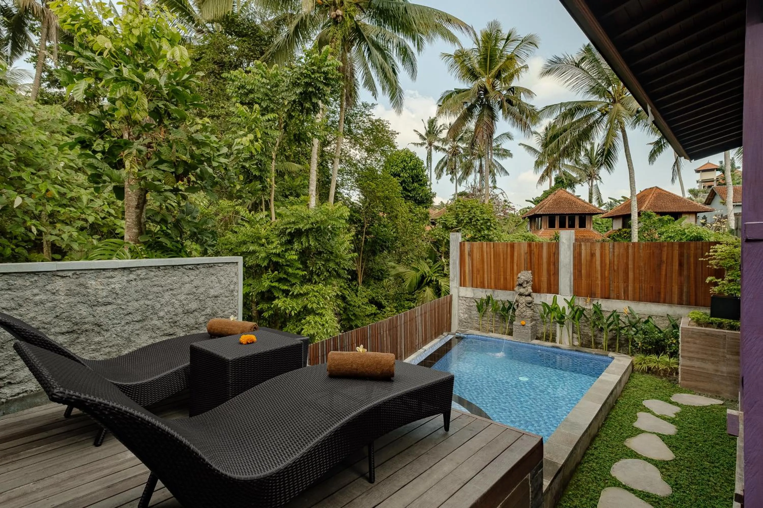 Patio in Gynandha Ubud Cottage