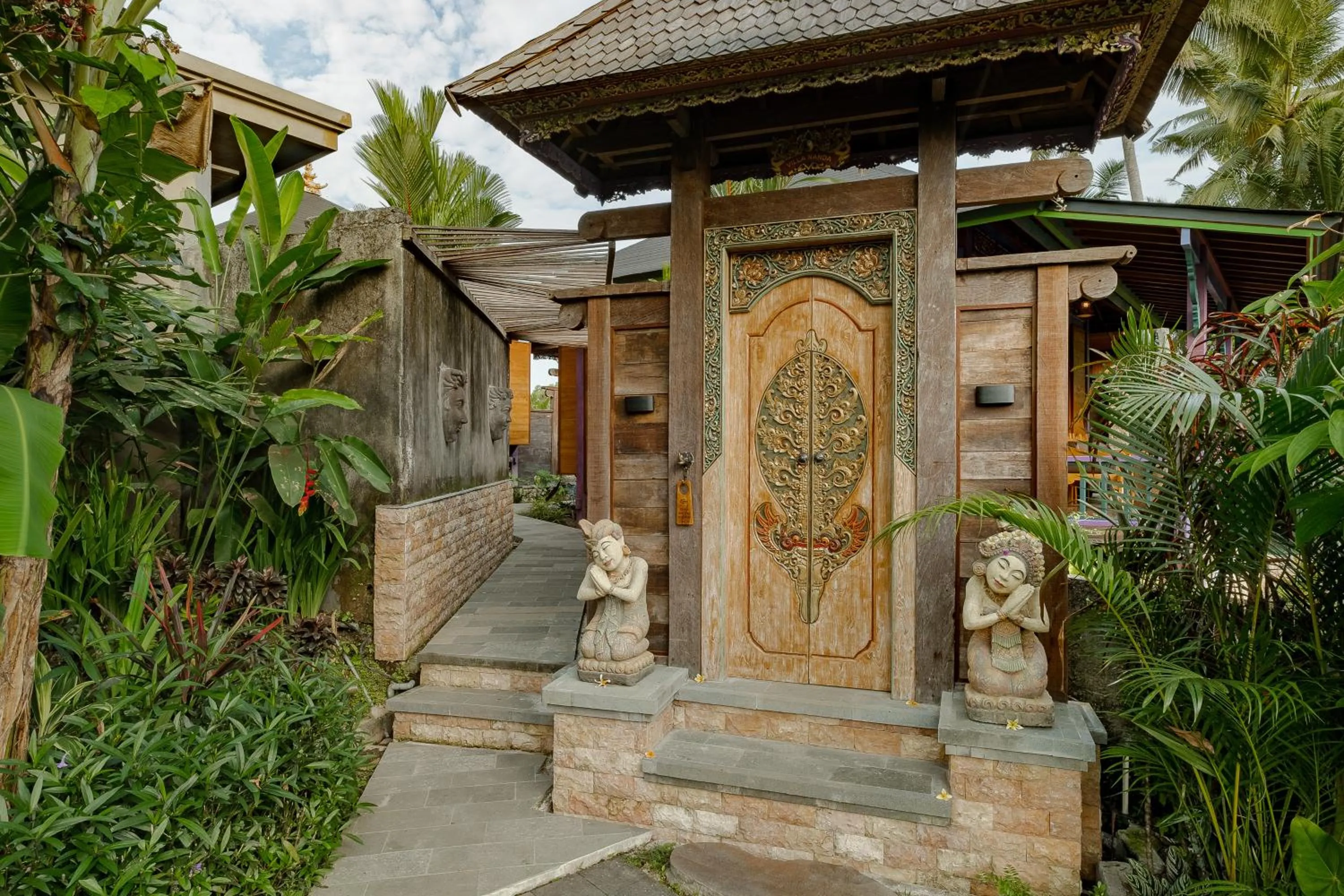 Garden view in Gynandha Ubud Cottage