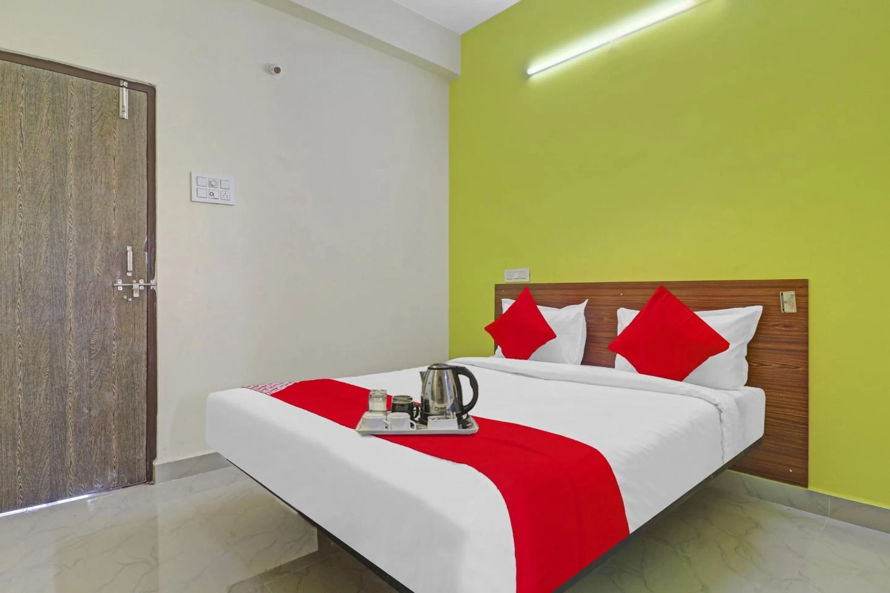 Bedroom, Bed in Super Collection O Elite Stay Near Habsiguda Metro Station