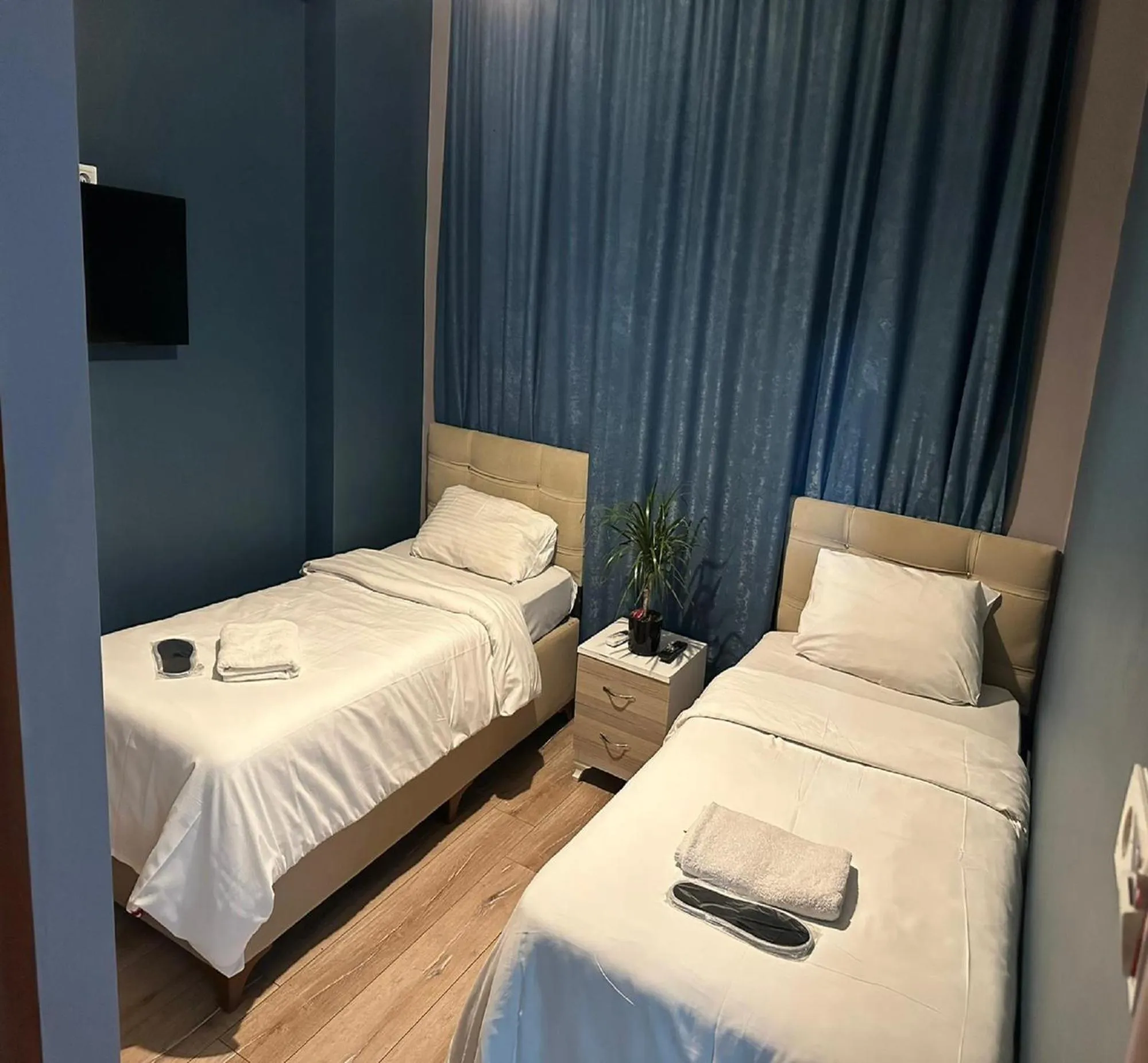 Bed in Taksim Soushian Hotel