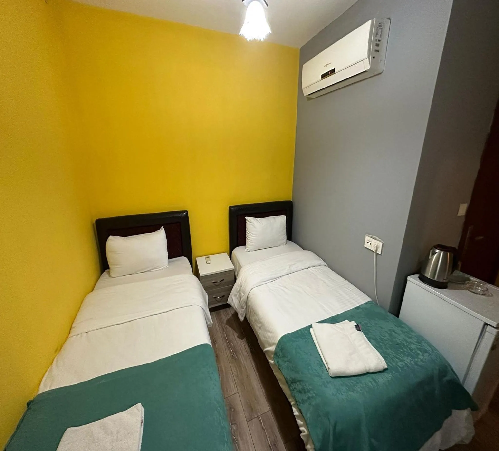 Bed in Taksim Soushian Hotel