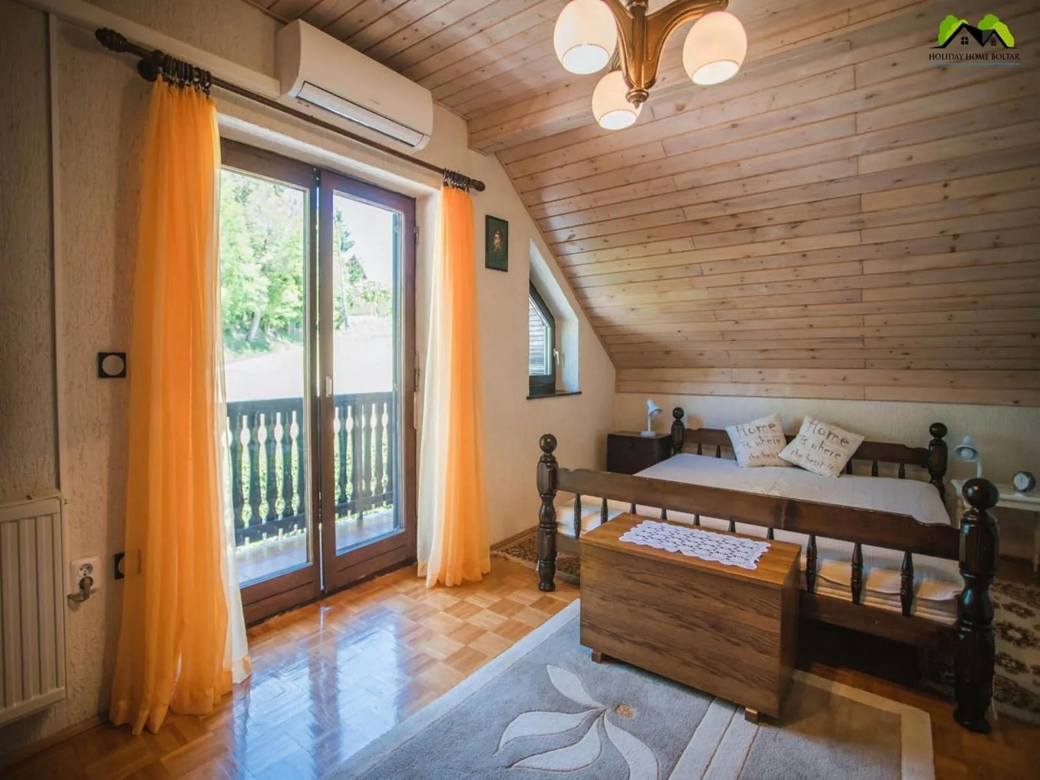 Bedroom, Bed in Holiday Home Boltar