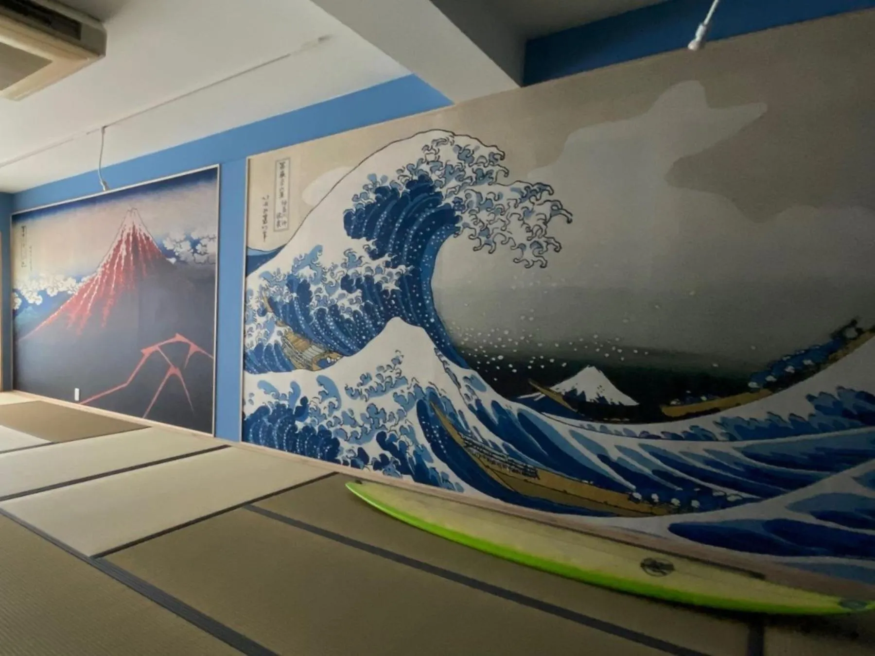 Decorative detail in Osaka Ukiyoe Ryokan