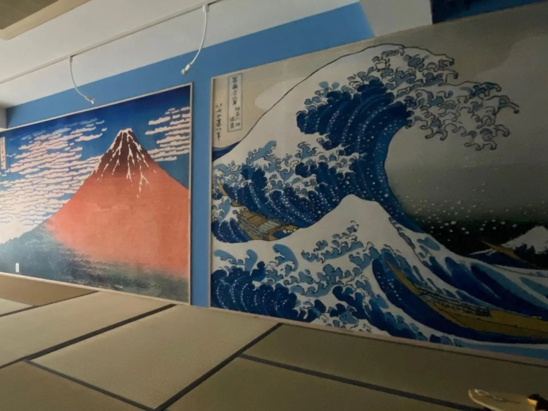 Decorative detail in Osaka Ukiyoe Ryokan