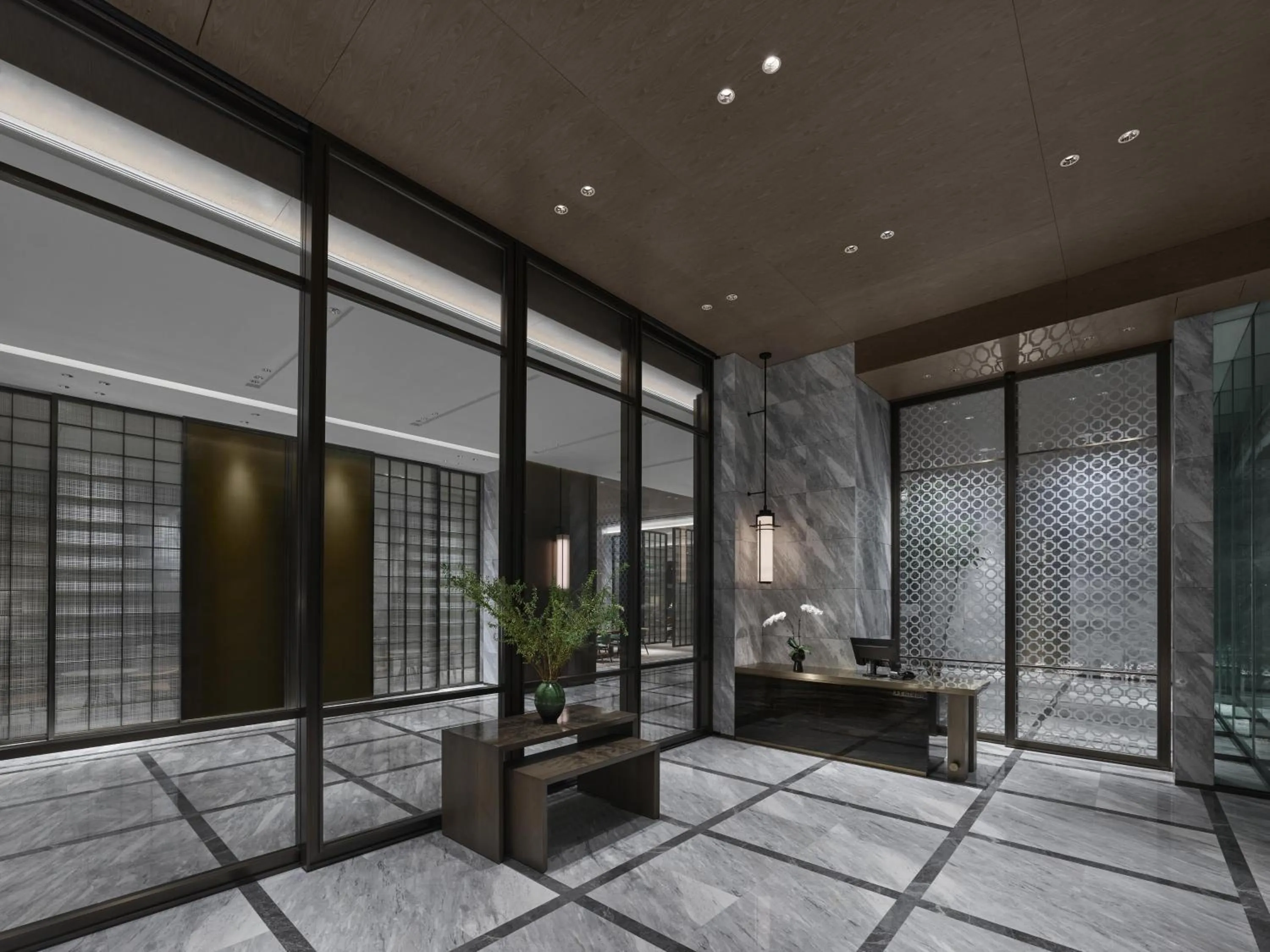 Lobby or reception in Hilton Zhuhai