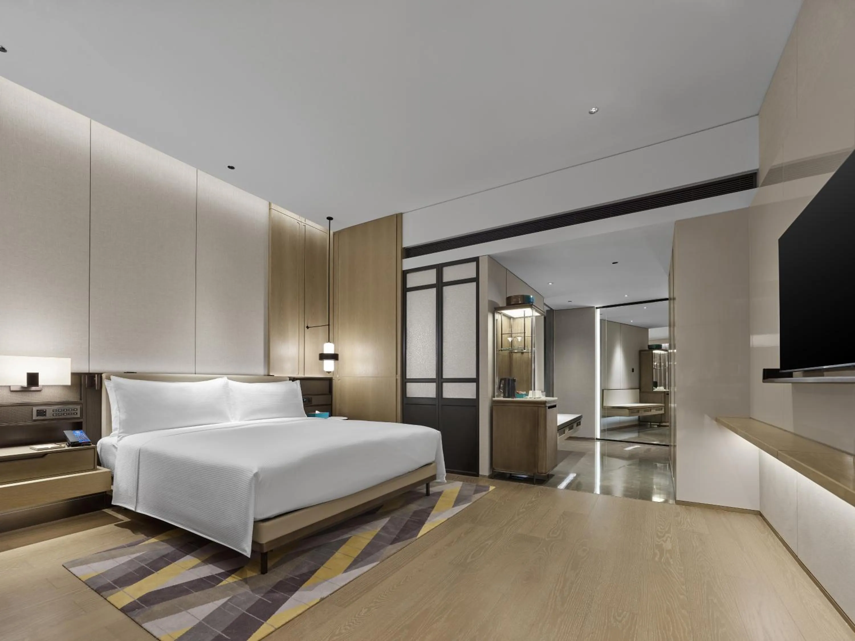 Bedroom, Bed in Hilton Zhuhai