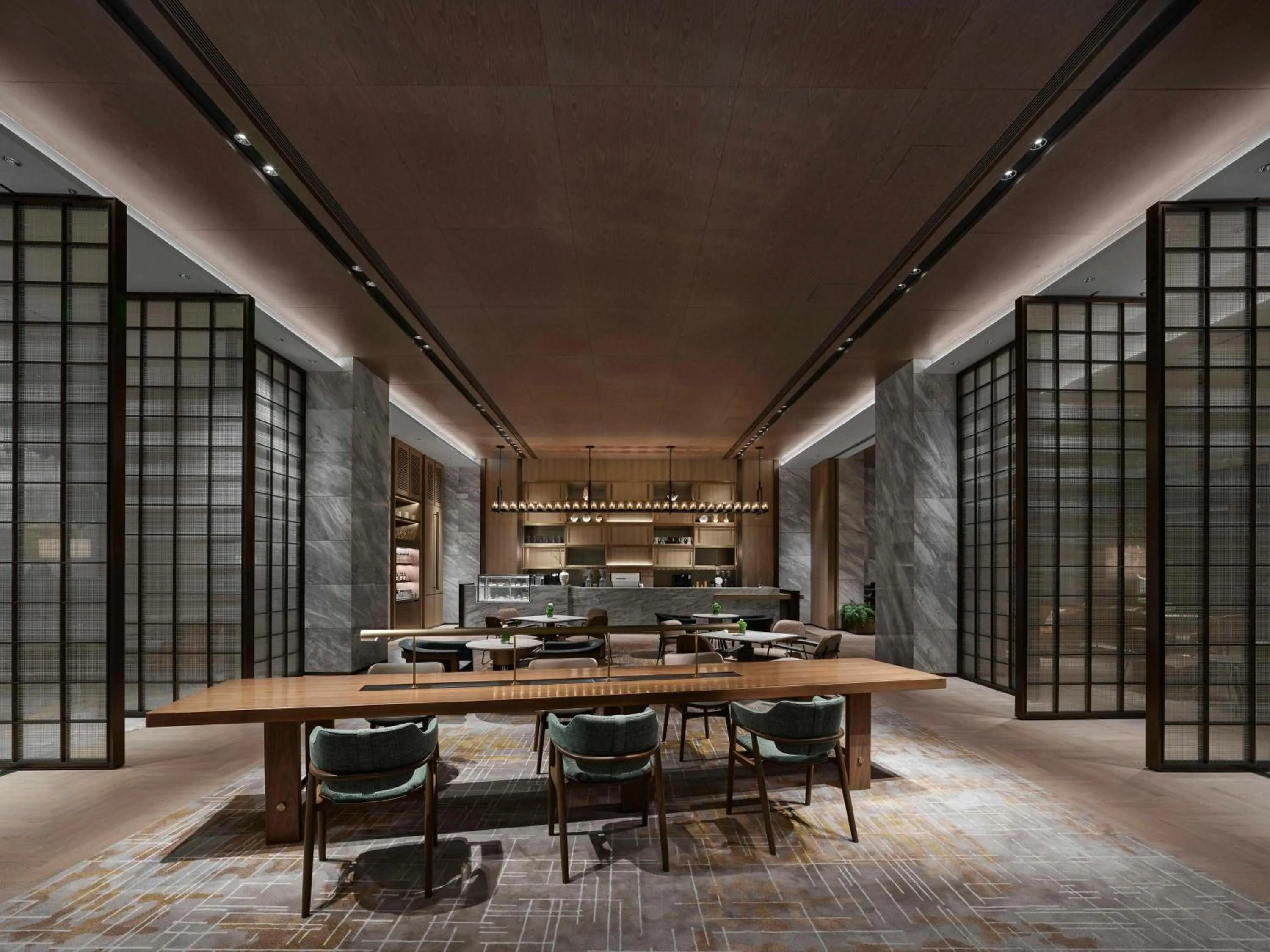 Lobby or reception in Hilton Zhuhai