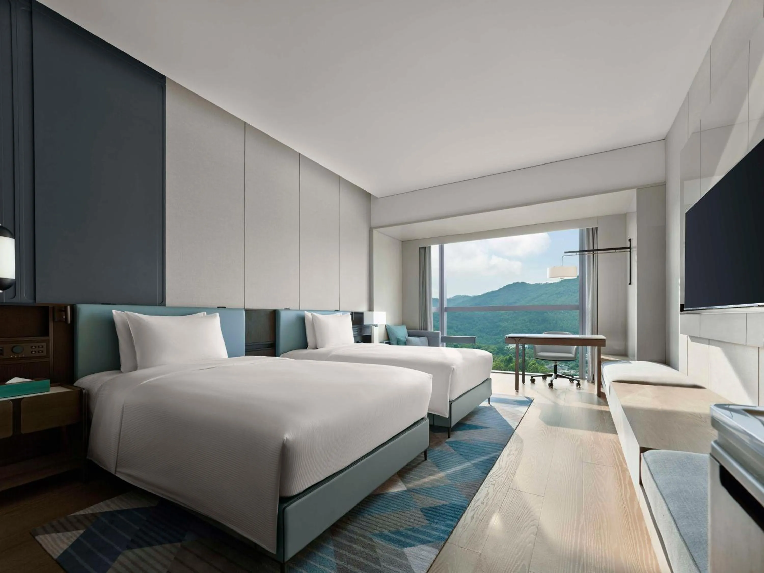 Bedroom, Bed in Hilton Zhuhai