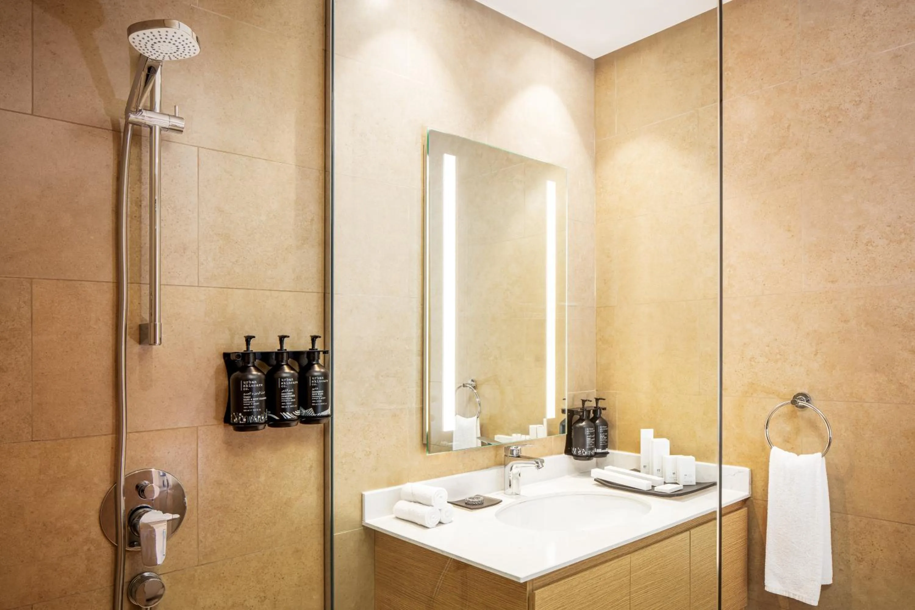Shower in Holiday Inn & Suites - Dubai Science Park by IHG