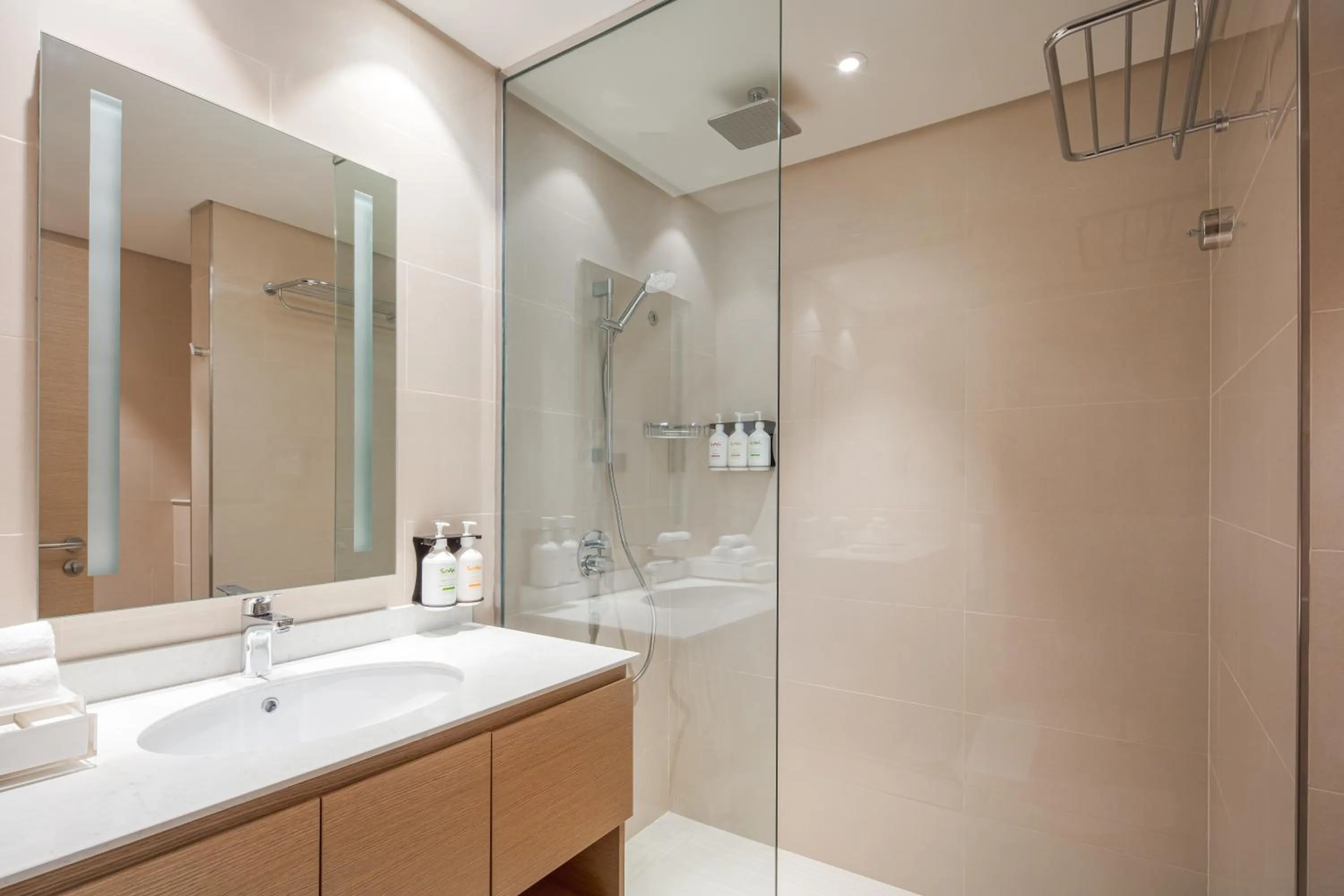 Shower in Holiday Inn & Suites - Dubai Science Park by IHG