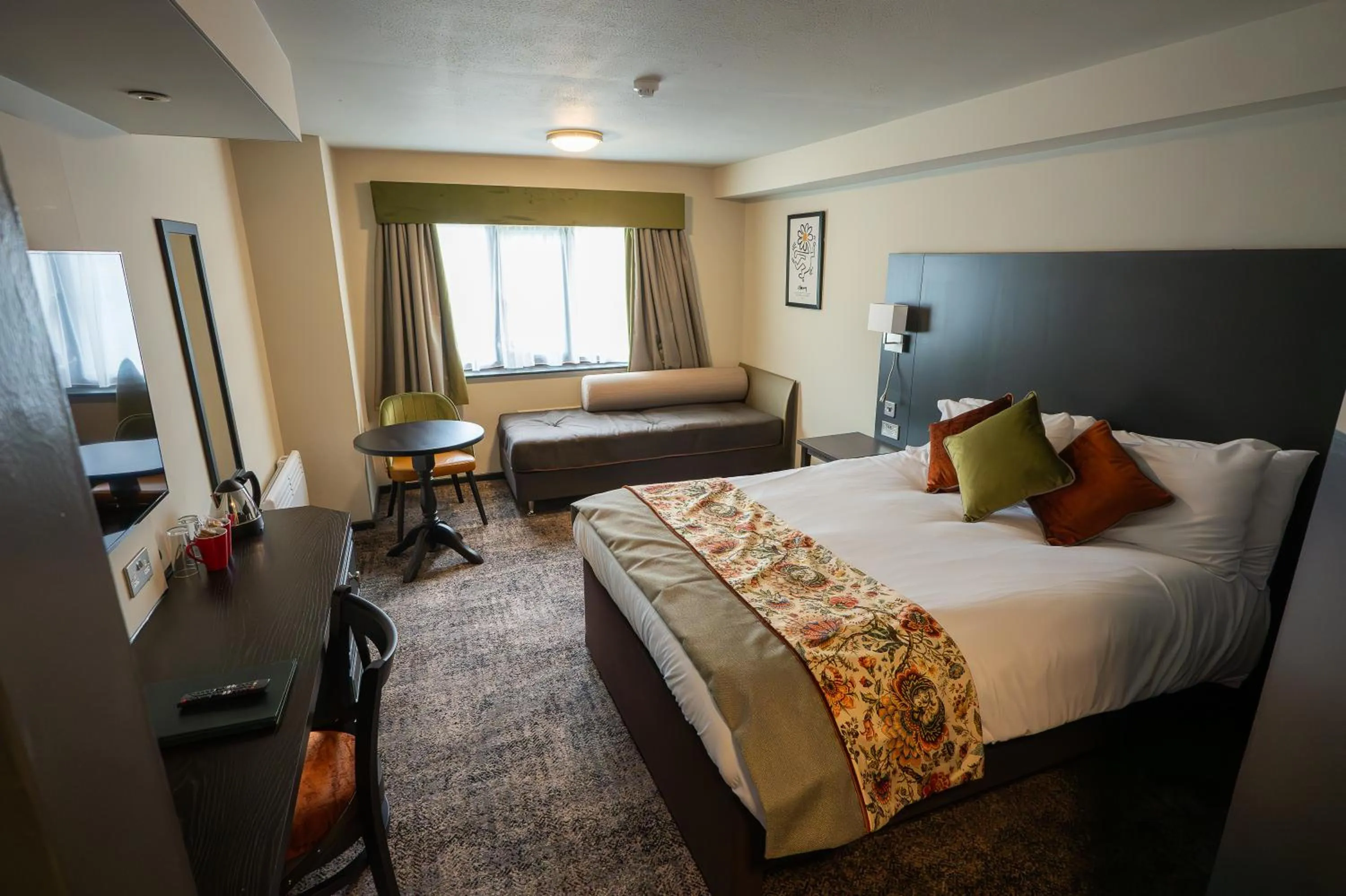 Bedroom, Bed in Cat & Lion Country Pub and Hotel