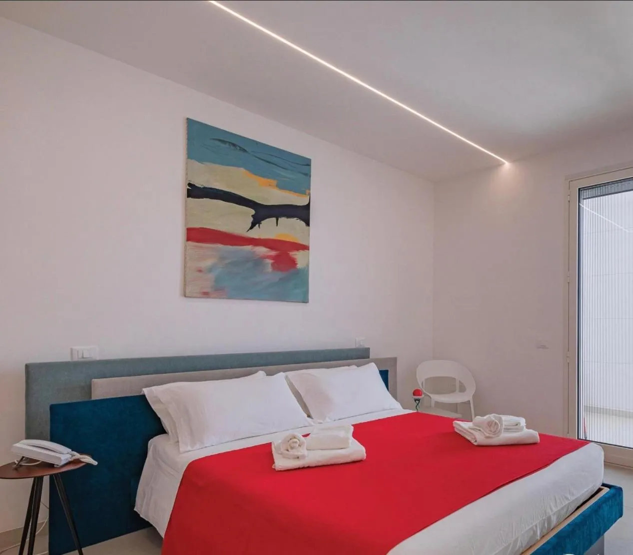 Bed in Villa Skyline- Otranto