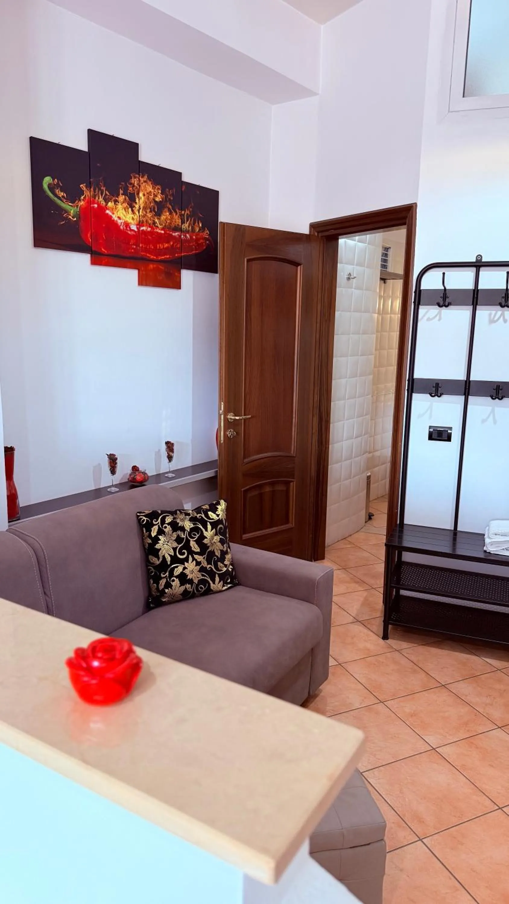 Living room, Bed in Vanvitelli Home