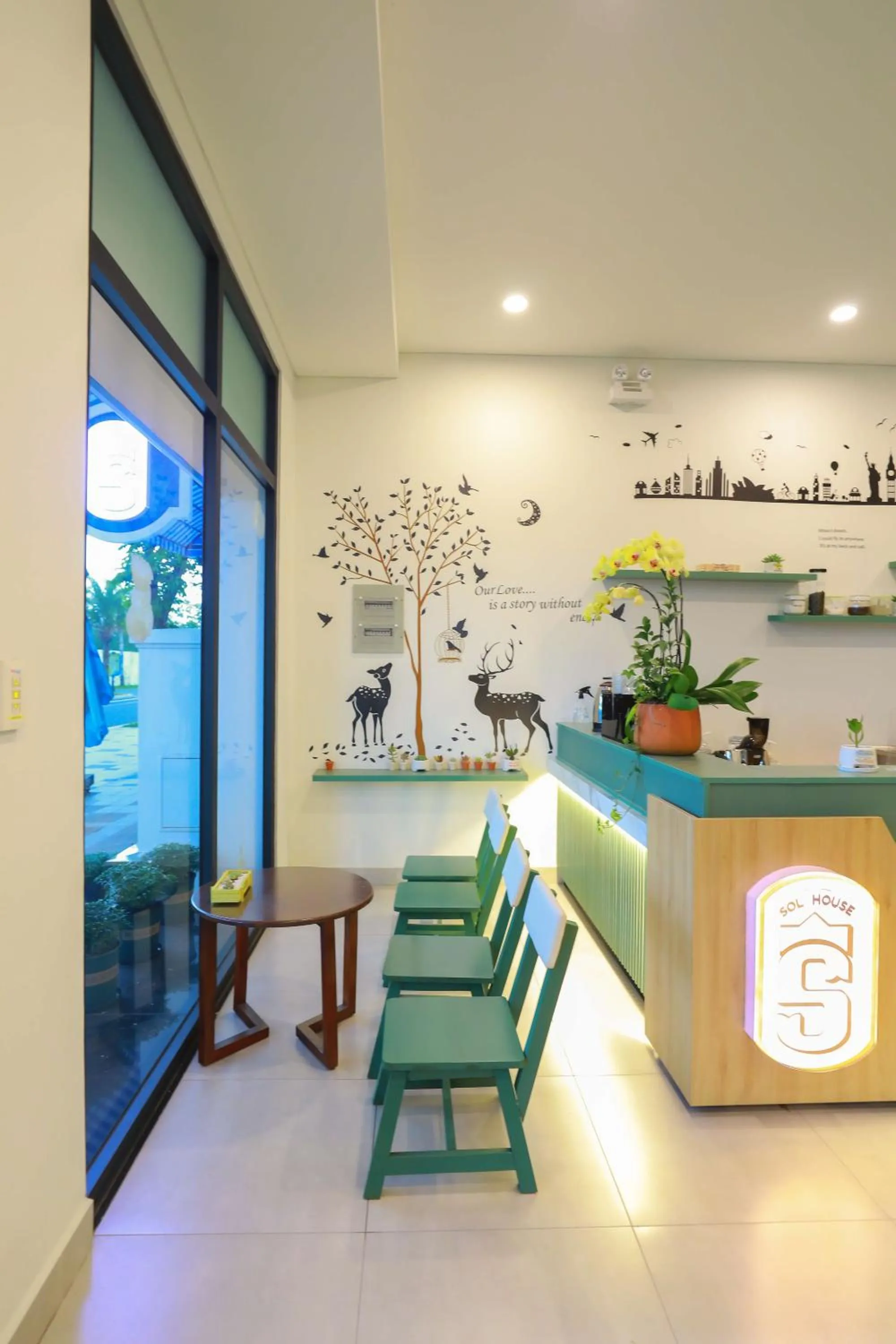 Lobby or reception in The Sol House