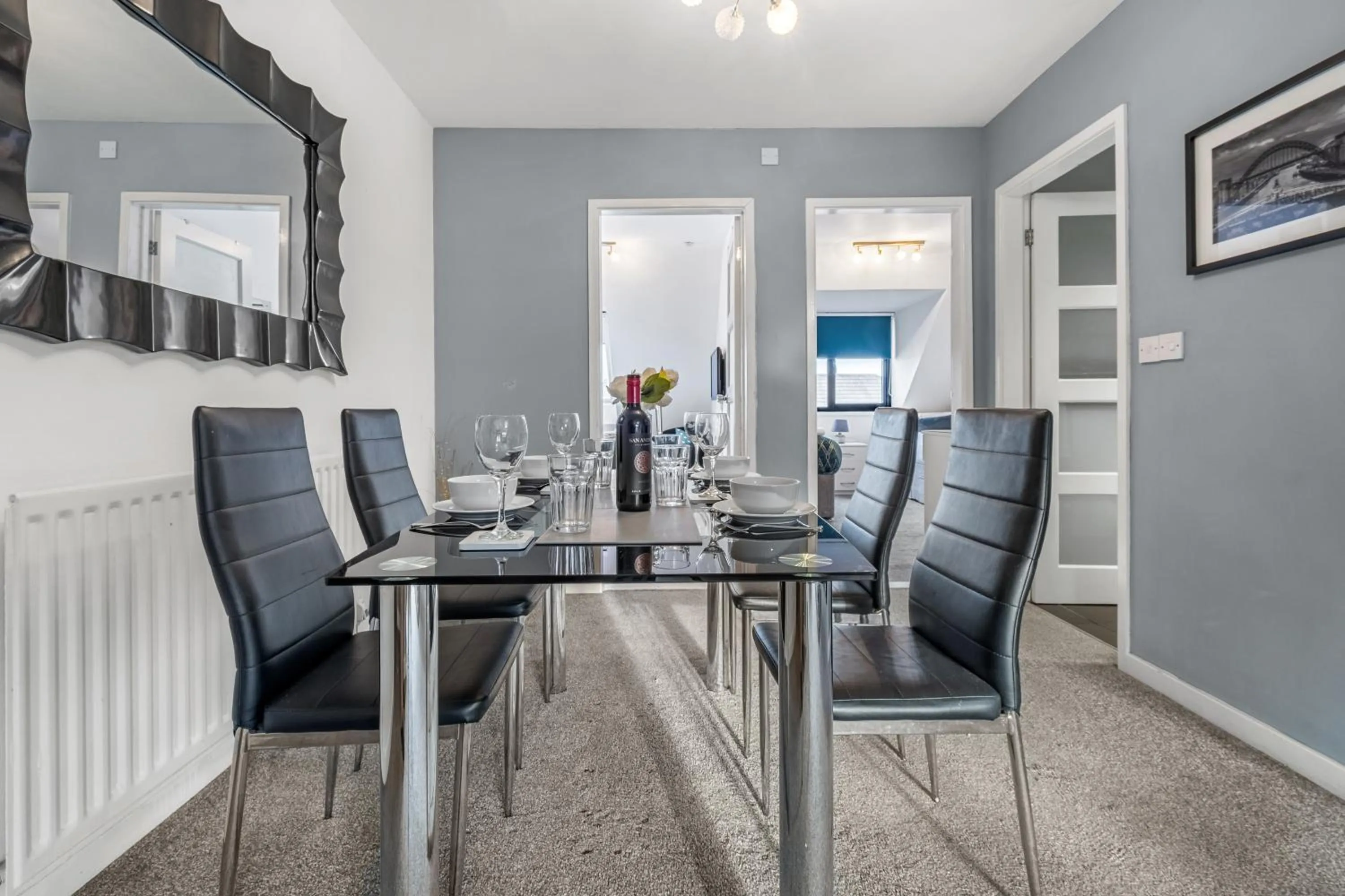 Dining area in Great North Getaways - Newcastle upon Tyne