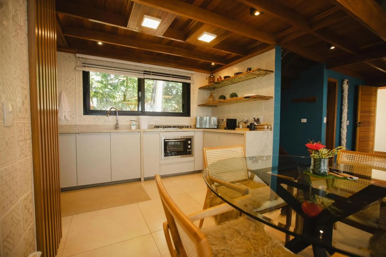 Living room in Ilha do Mel Lodges