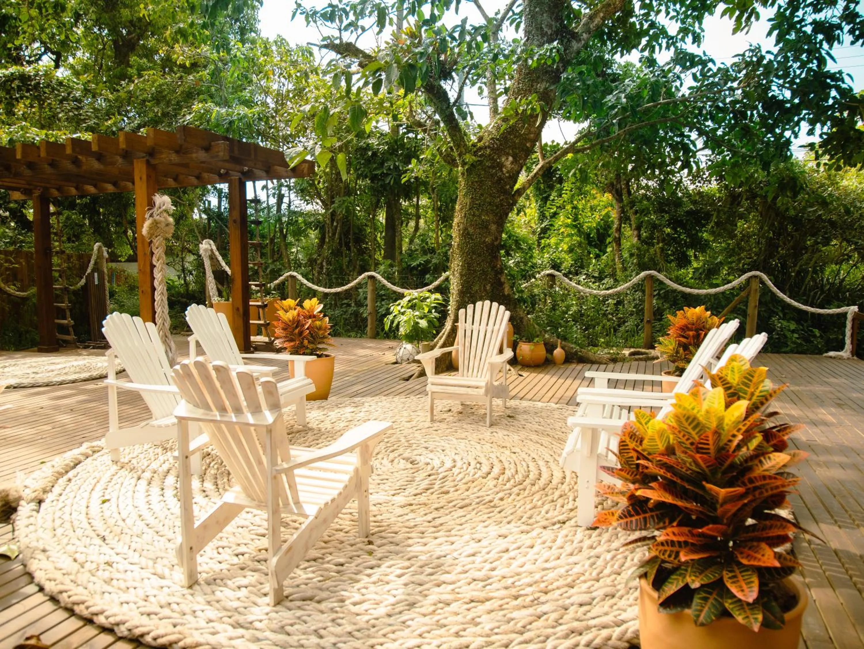 Patio in Ilha do Mel Lodges