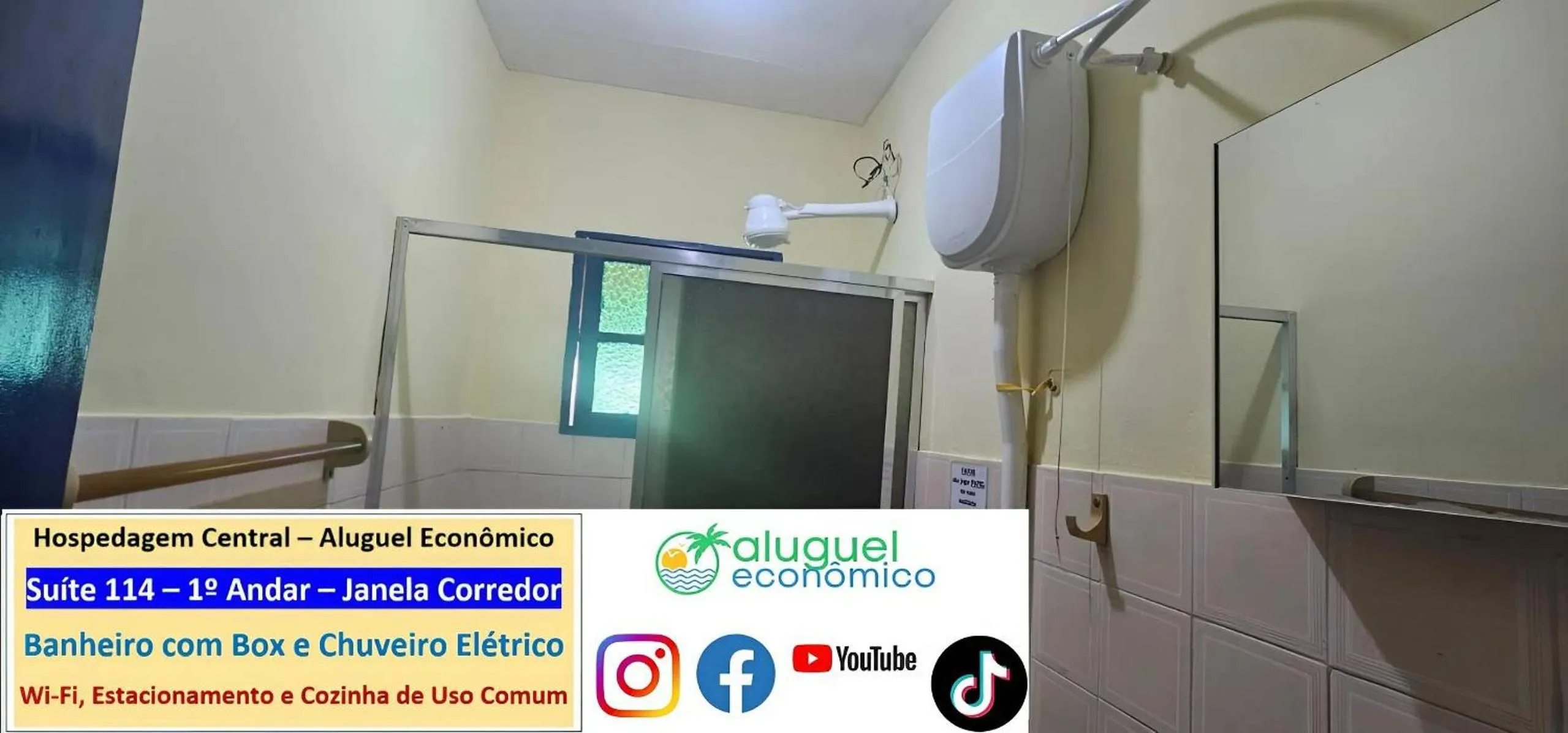 Toilet in Cabo Frio - Hospedagem Central - Aluguel Econômico