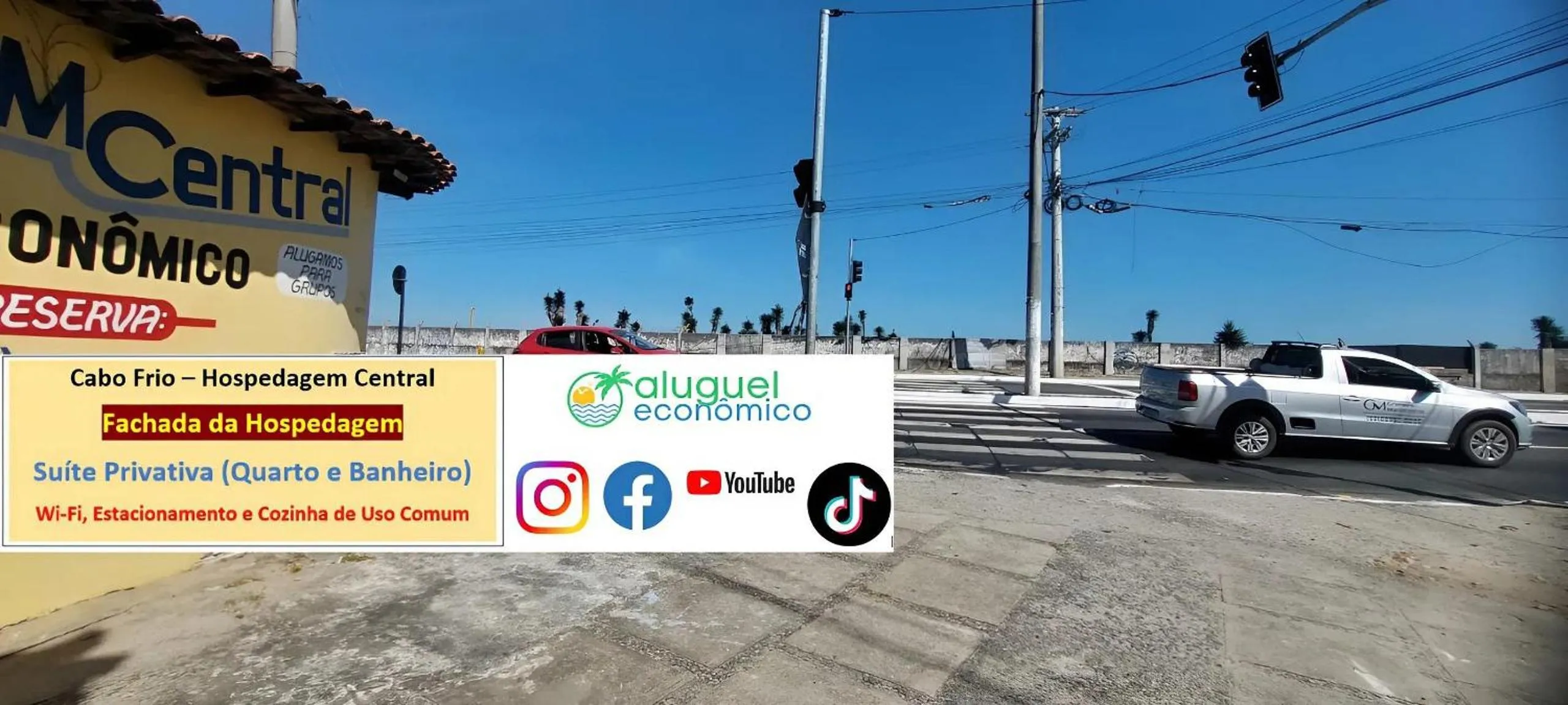 Facade/entrance in Cabo Frio - Hospedagem Central - Aluguel Econômico