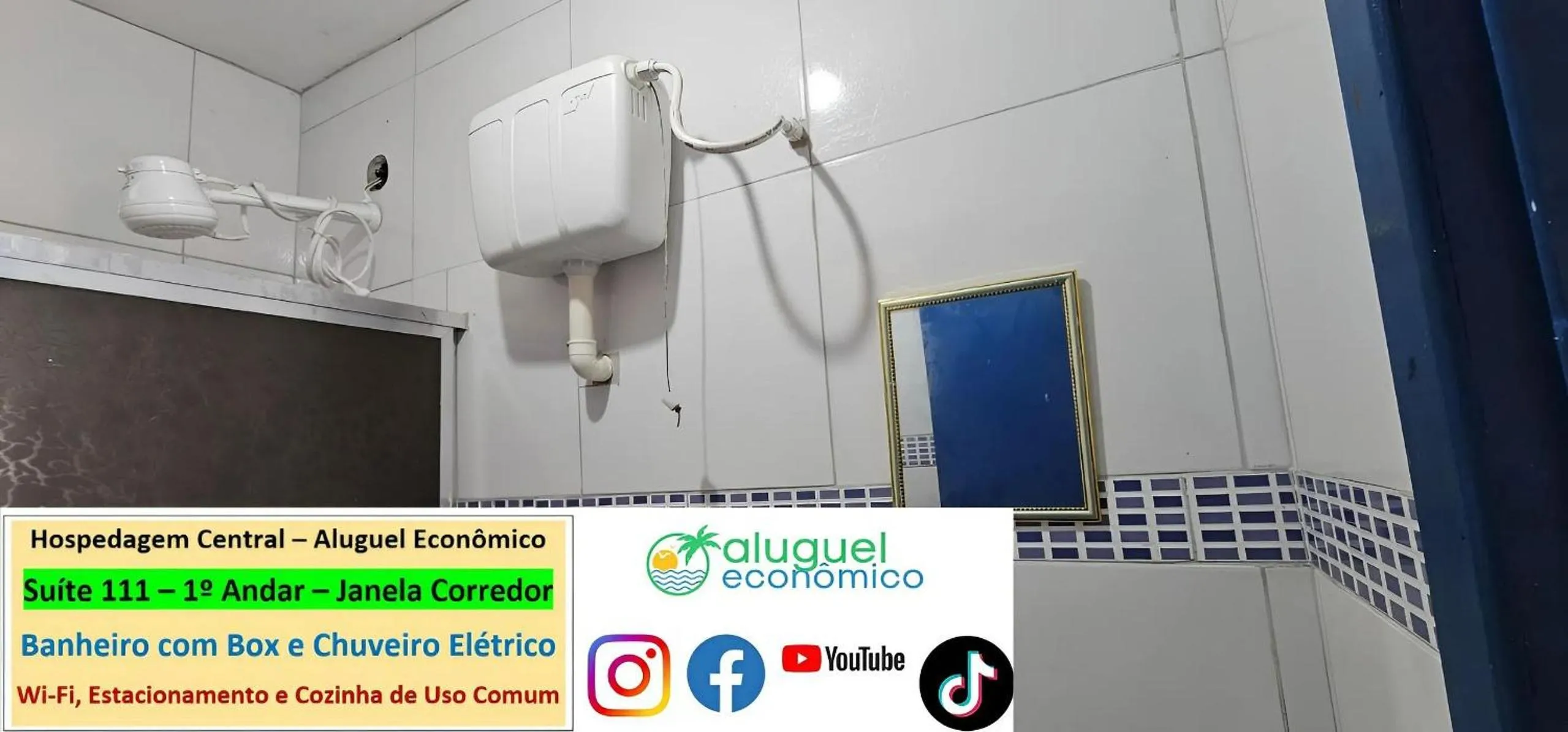 Toilet in Cabo Frio - Hospedagem Central - Aluguel Econômico