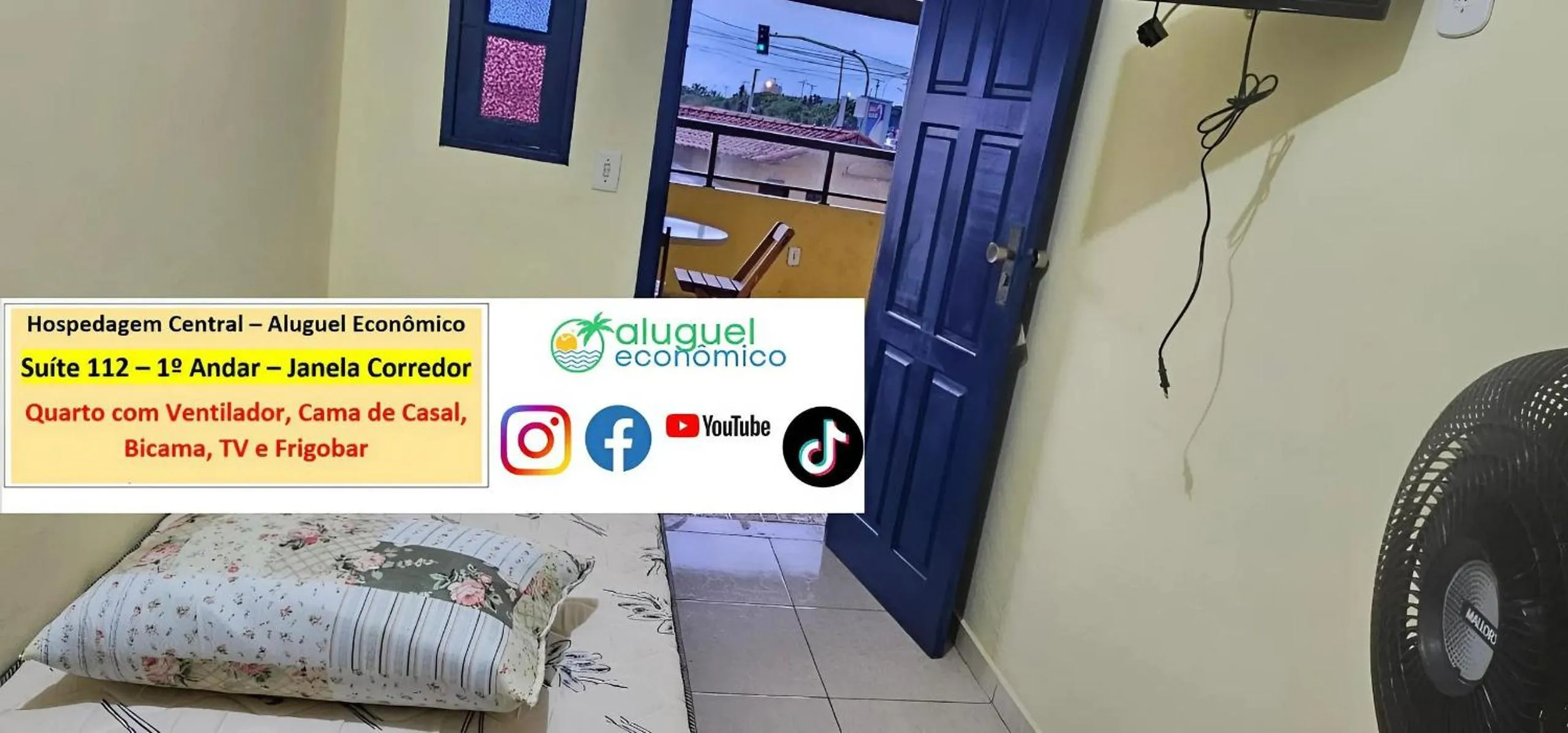 Bedroom, Bed in Cabo Frio - Hospedagem Central - Aluguel Econômico