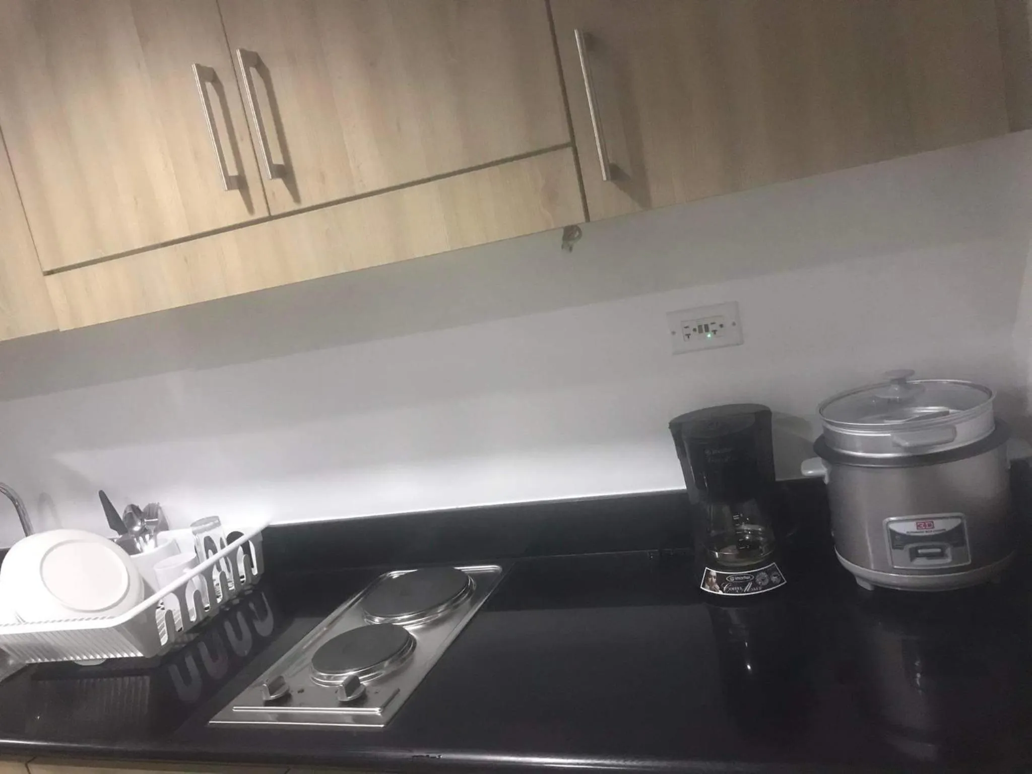 Kitchen or kitchenette in Shore Residence condotel,Pasay city Philippines