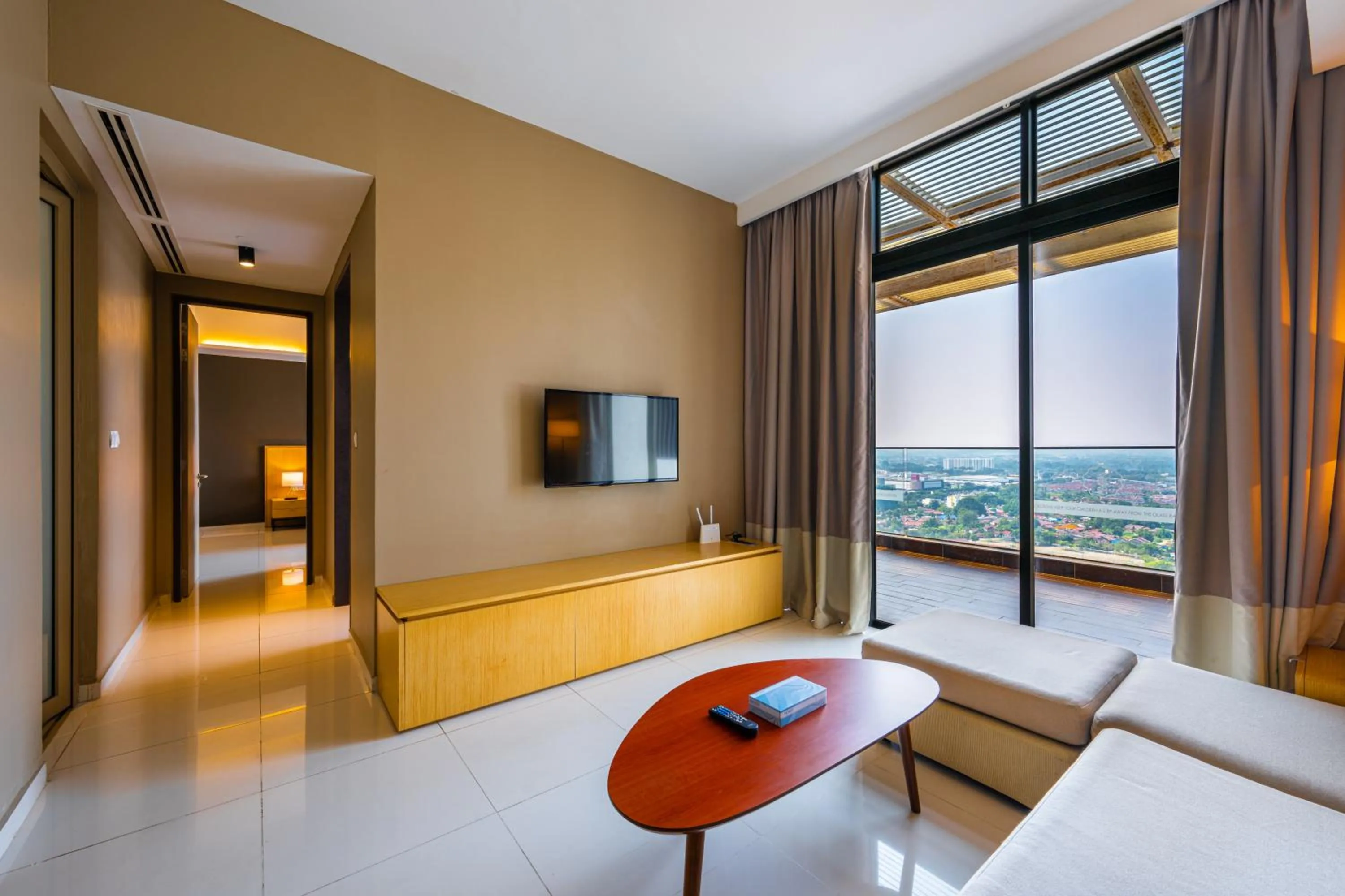 TV and multimedia, Bed in Greystone 99 Suites