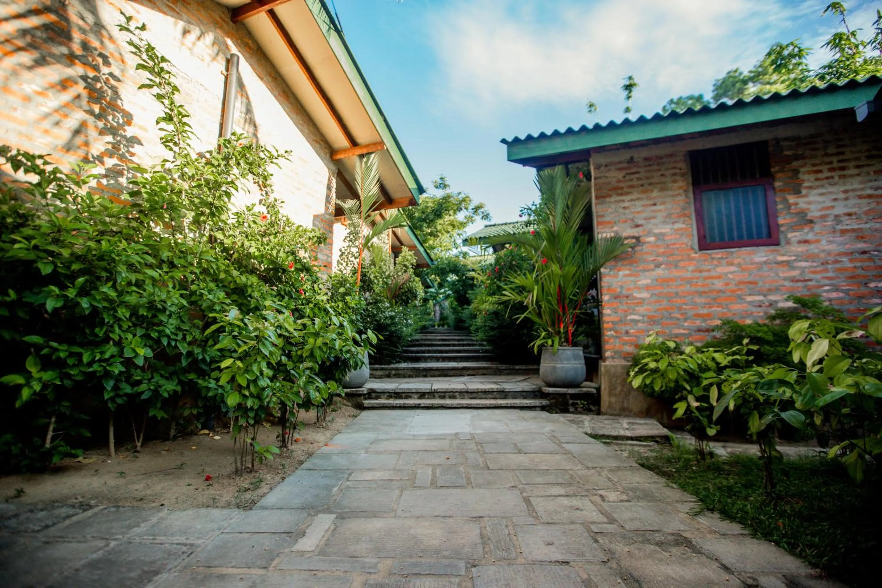 Garden view in The Coastal Village Cabanas