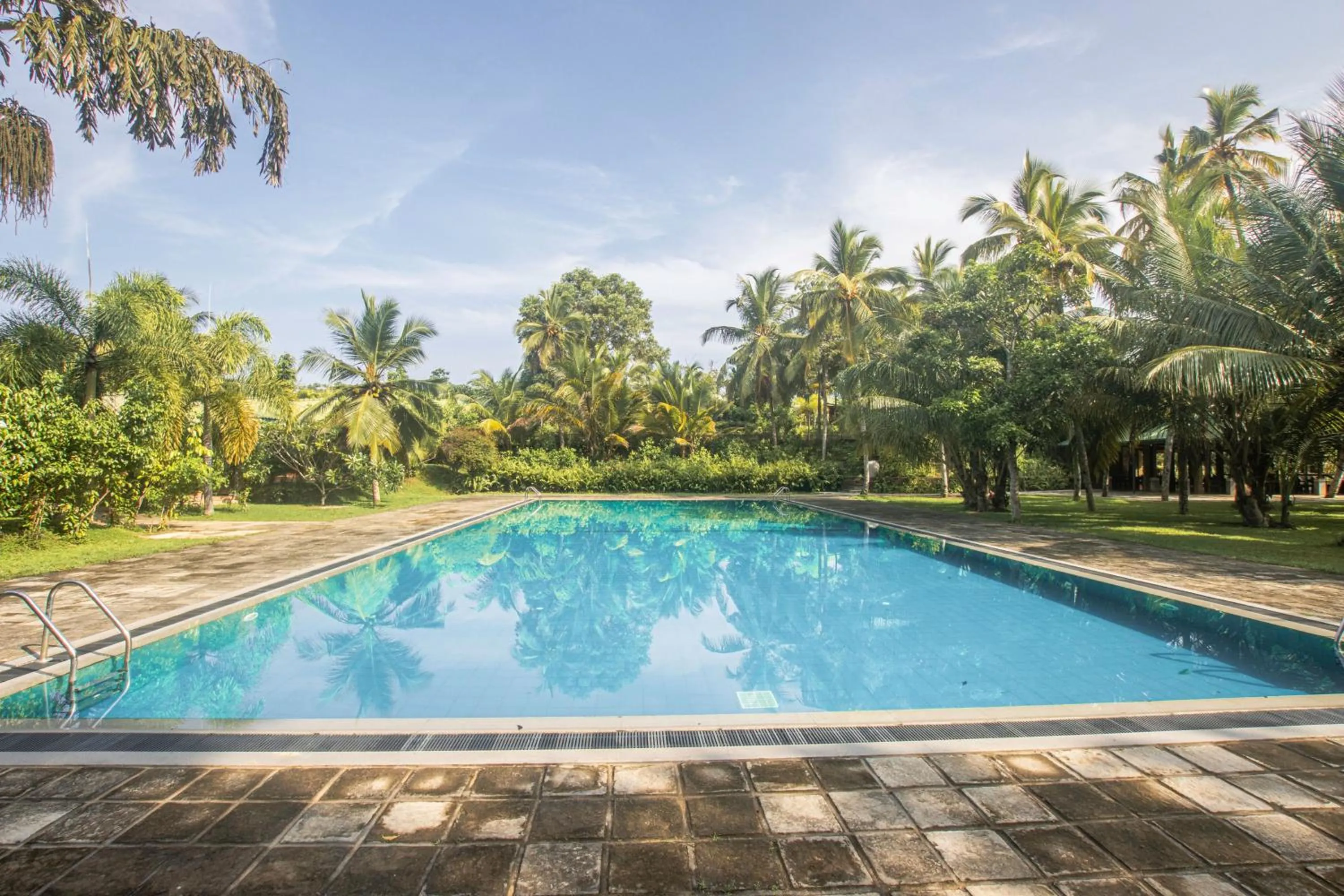 Pool view in The Coastal Village Cabanas