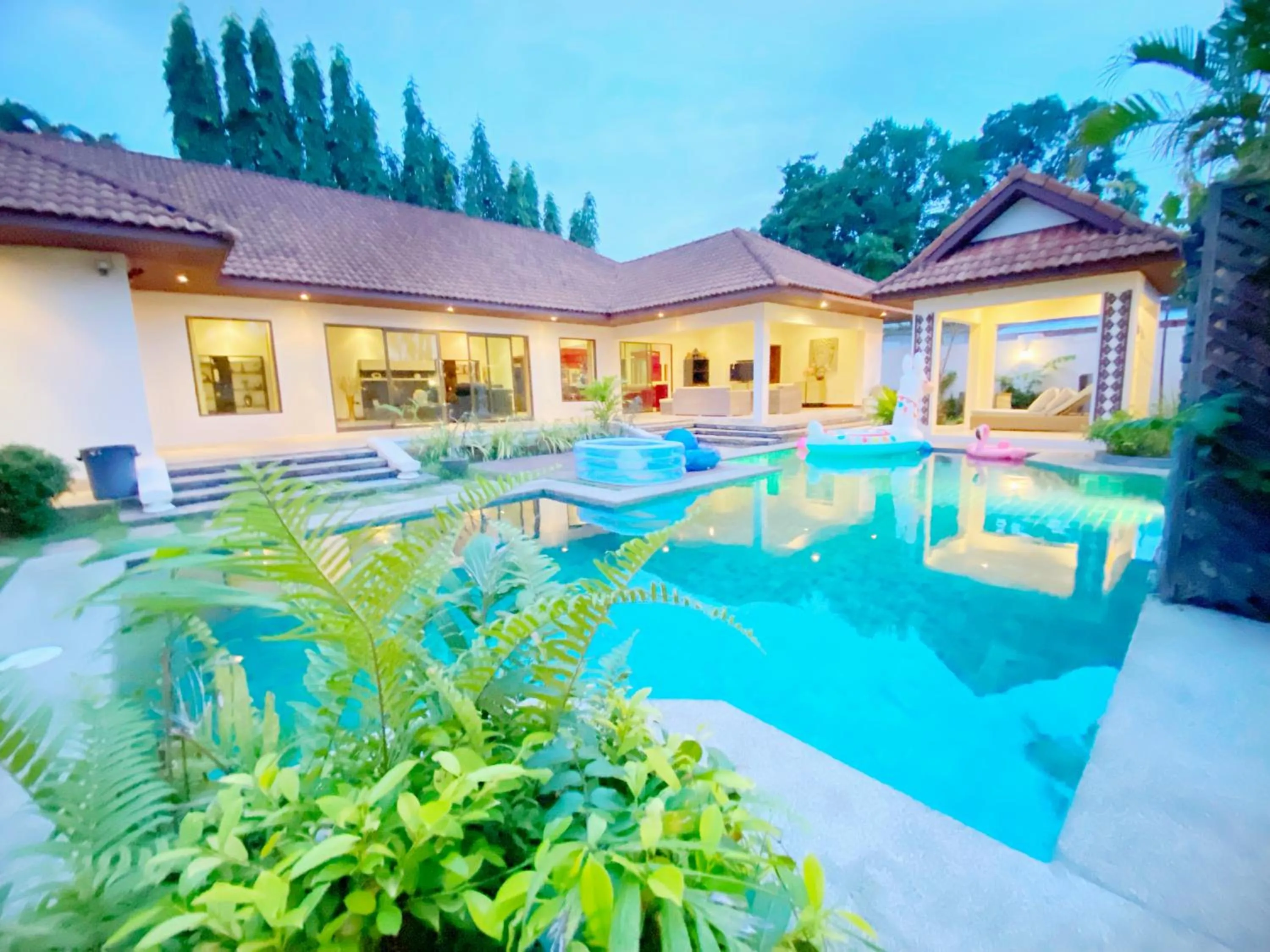 Garden view in Sunny1 villa Pattaya