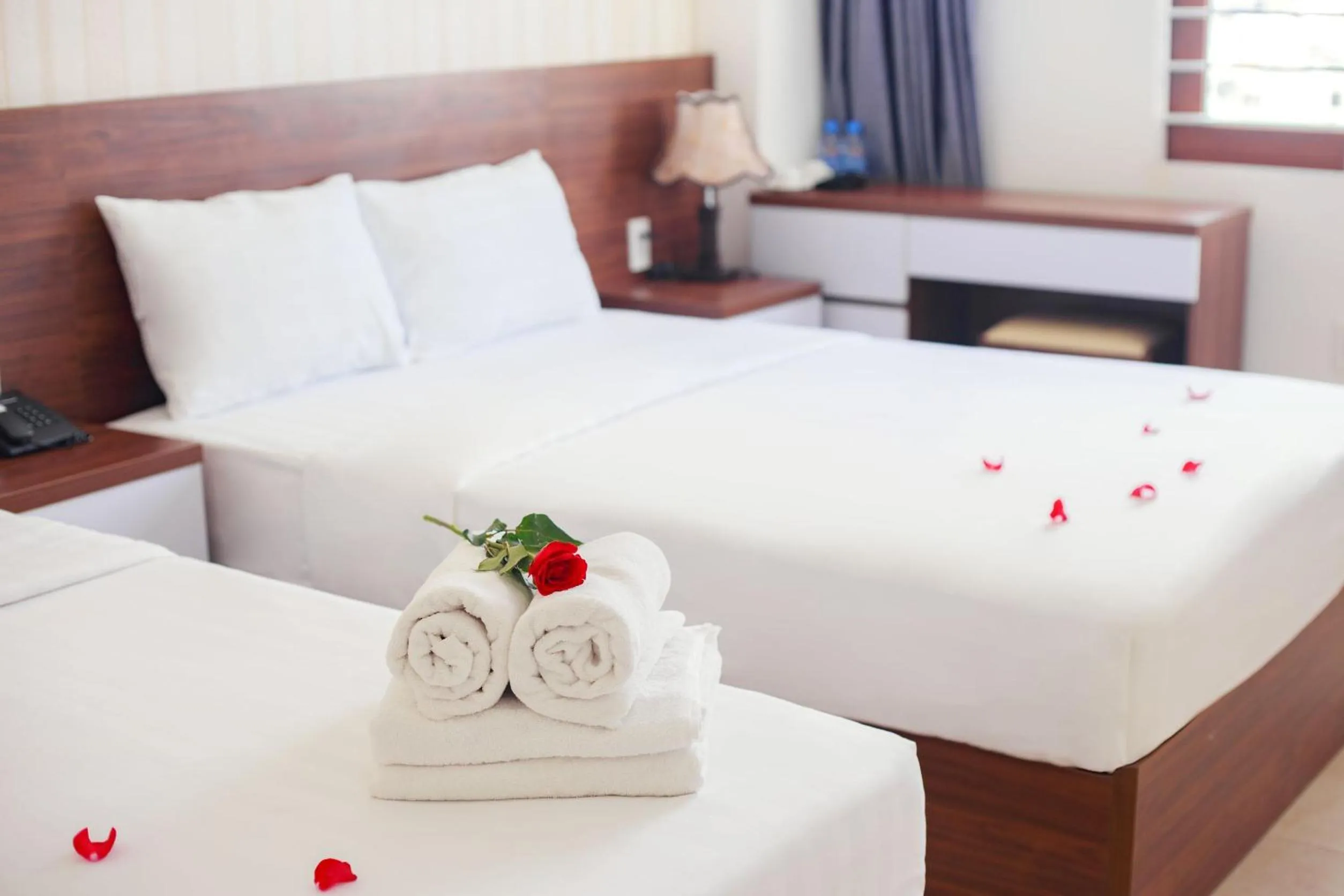 Bedroom, Bed in Ha Nhung Hotel Nha Trang