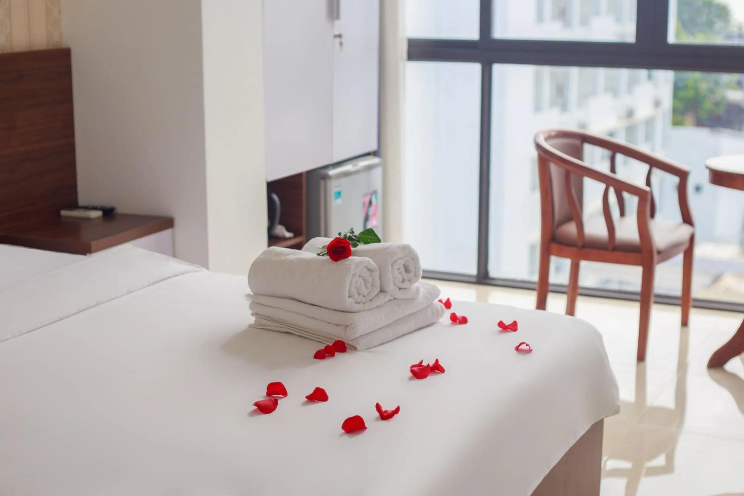 Bedroom, Bed in Ha Nhung Hotel Nha Trang