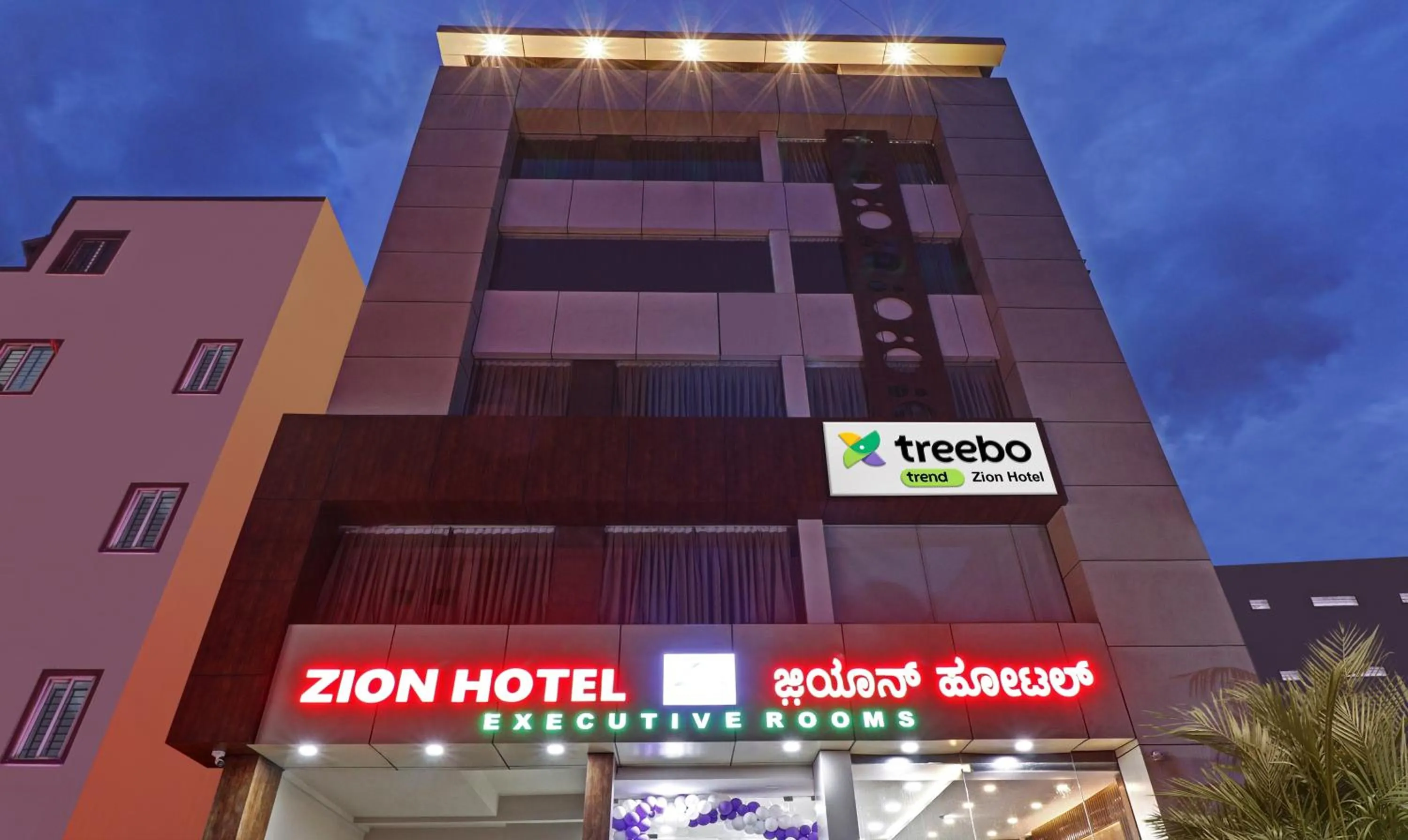 Property building in Treebo Zion